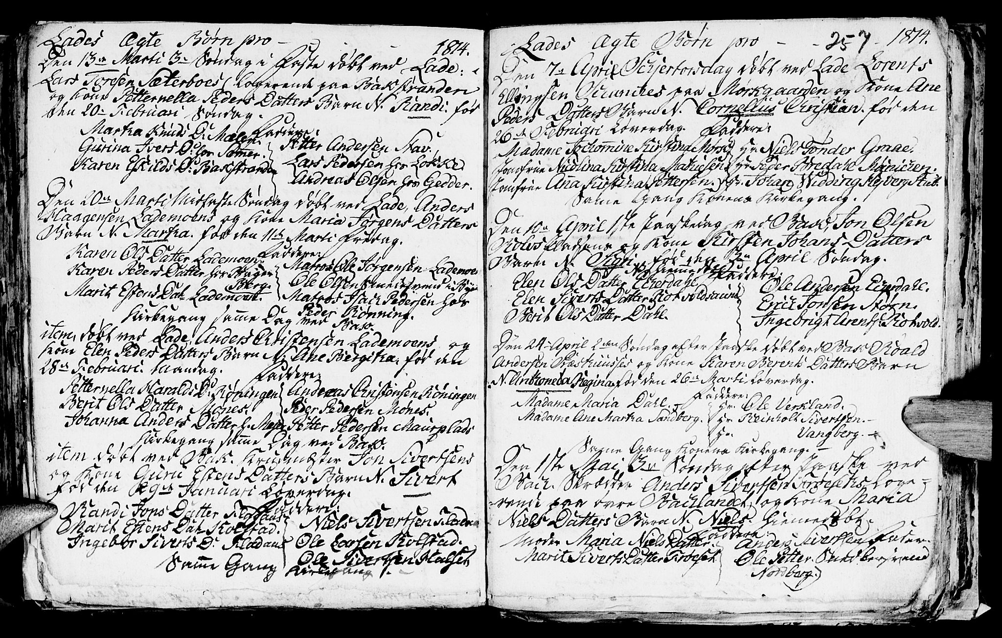 Ministerialprotokoller, klokkerbøker og fødselsregistre - Sør-Trøndelag, SAT/A-1456/606/L0305: Klokkerbok nr. 606C01, 1757-1819, s. 257