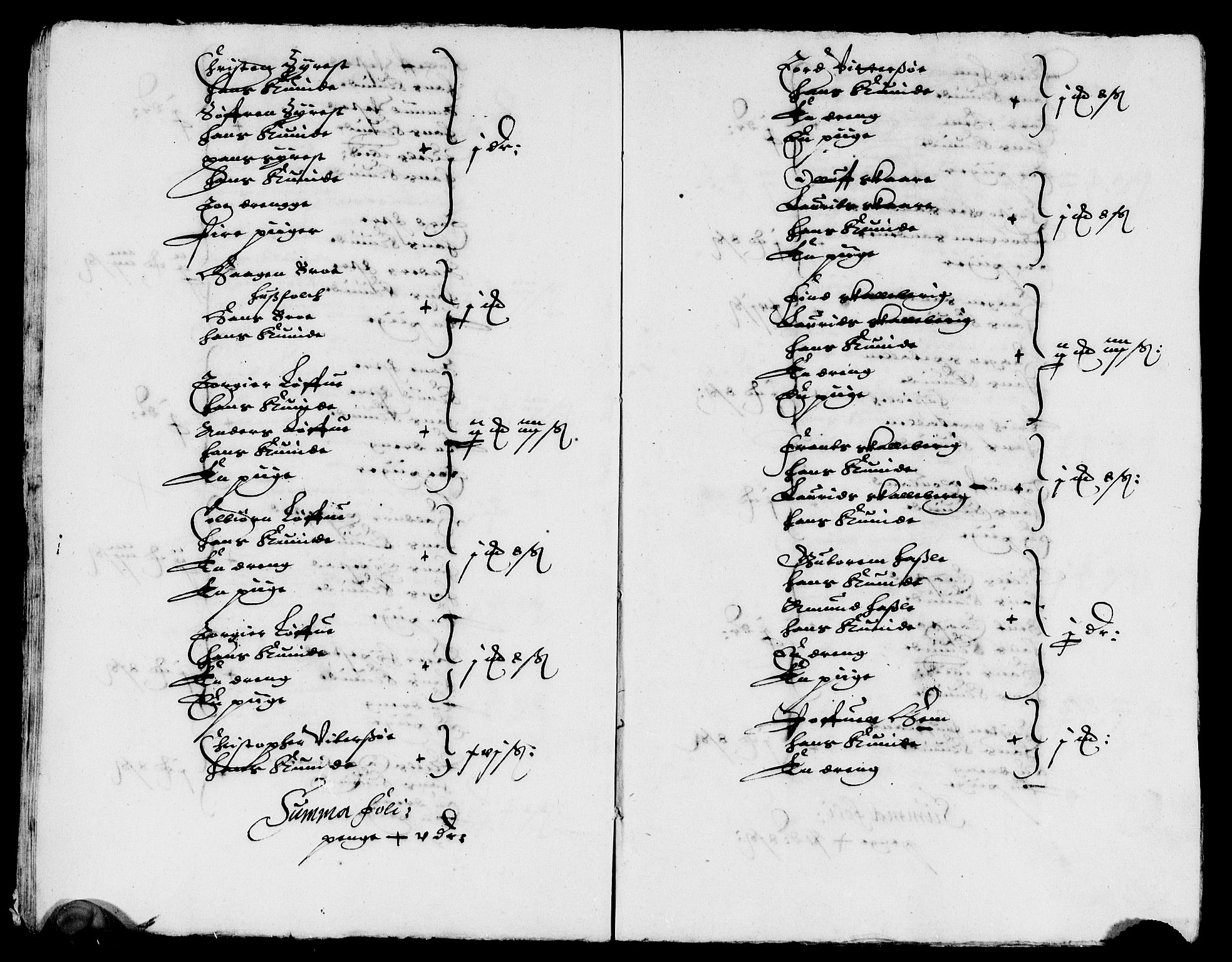 Rentekammeret inntil 1814, Reviderte regnskaper, Lensregnskaper, AV/RA-EA-5023/R/Rb/Rbl/L0009: Brunla len, 1643-1647