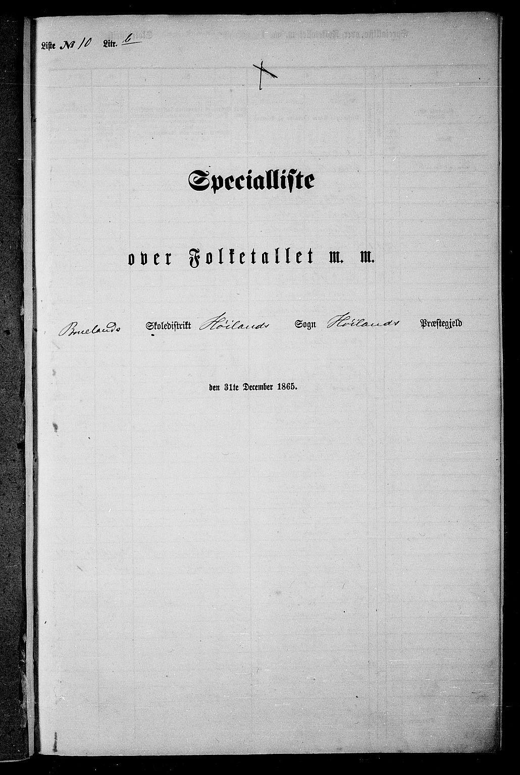 RA, Folketelling 1865 for 1123P Høyland prestegjeld, 1865, s. 140