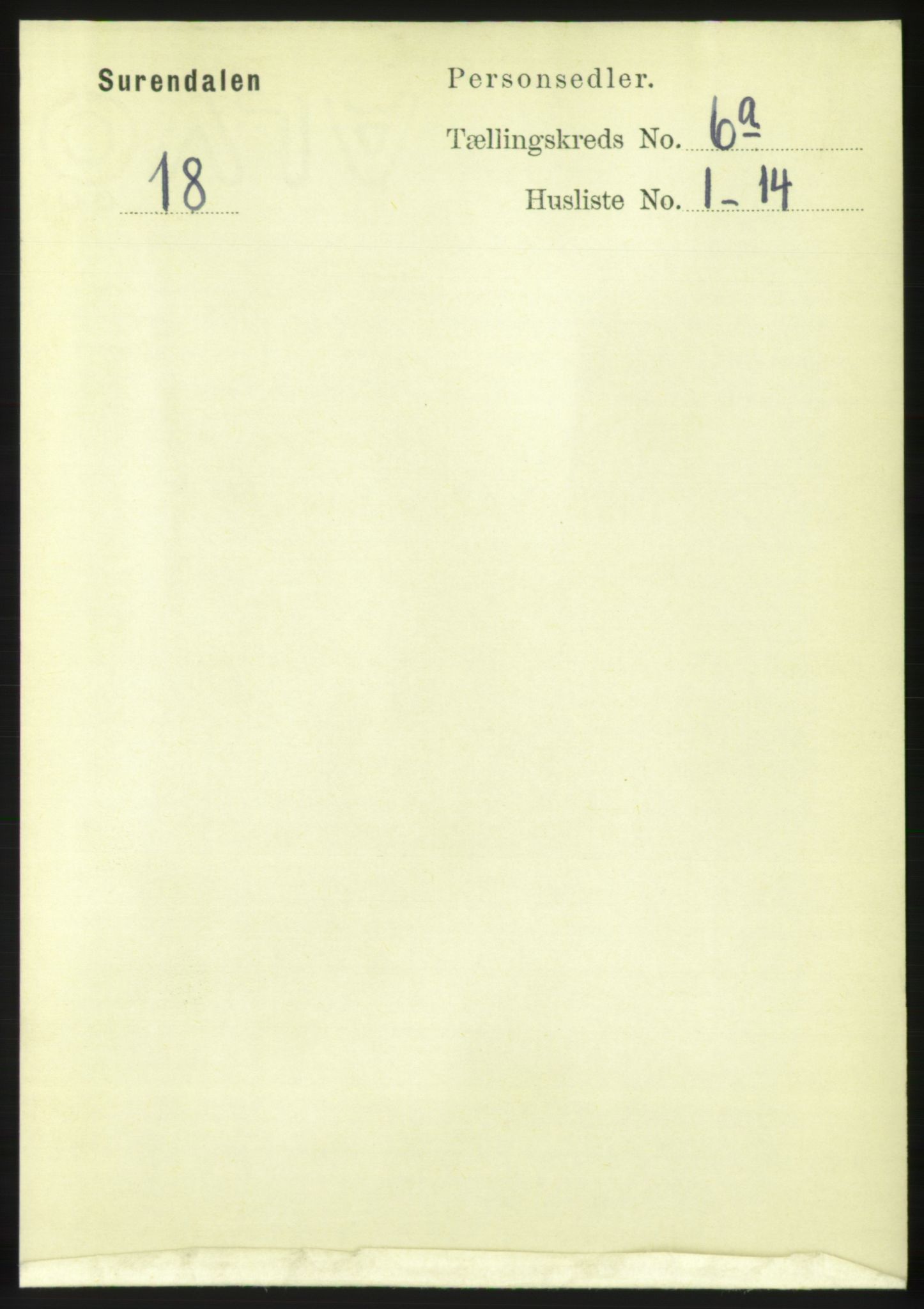 RA, Folketelling 1891 for 1566 Surnadal herred, 1891, s. 1670