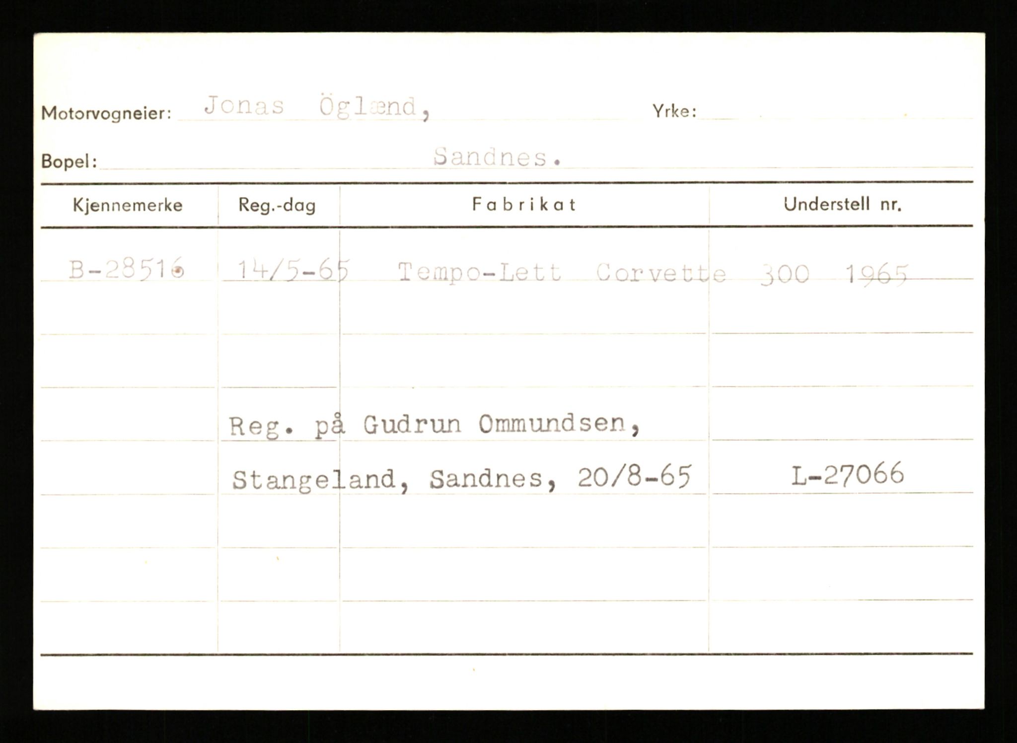 Stavanger trafikkstasjon, AV/SAST-A-101942/0/G/L0005: Registreringsnummer: 23000 - 34245, 1930-1971, s. 1769