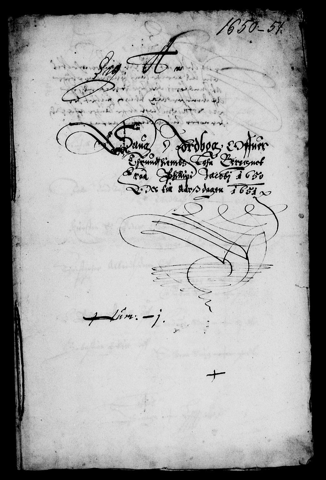 Rentekammeret inntil 1814, Reviderte regnskaper, Lensregnskaper, AV/RA-EA-5023/R/Rb/Rbw/L0098: Trondheim len, 1649-1651