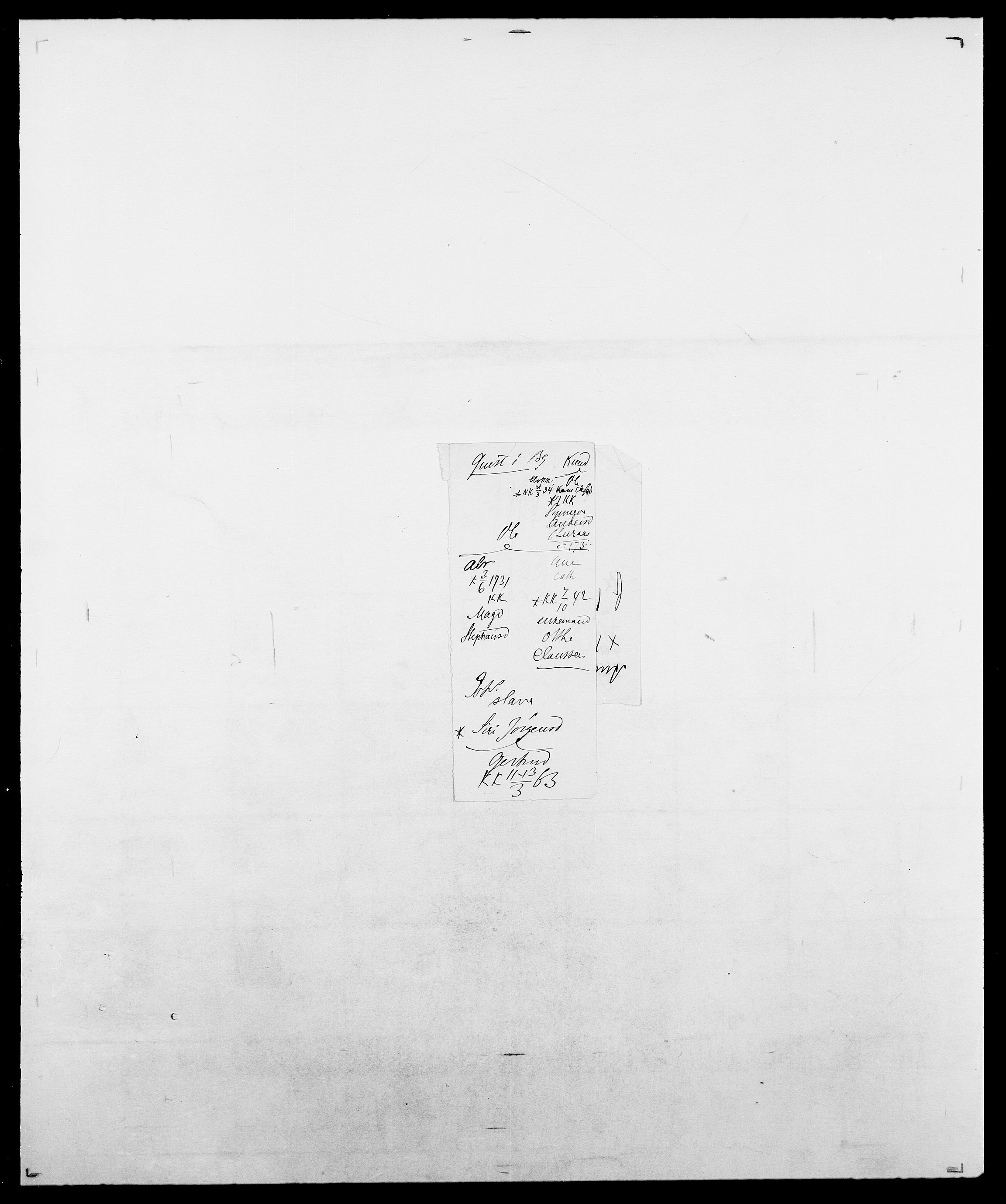Delgobe, Charles Antoine - samling, SAO/PAO-0038/D/Da/L0031: de Place - Raaum, s. 511