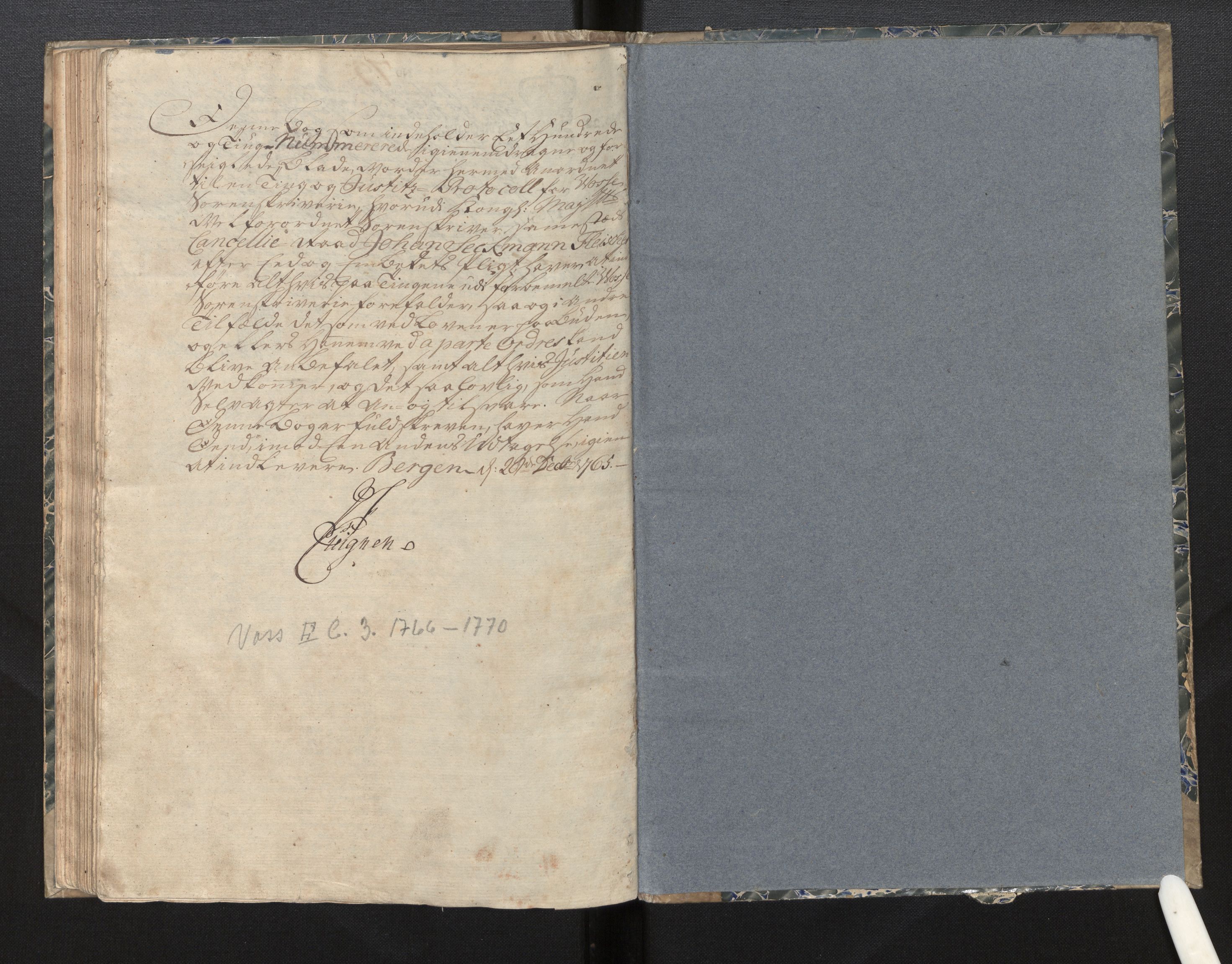 Hardanger og Voss sorenskriveri, SAB/A-2501/1/1A/1Ag/L0003: Tingbok for Voss, 1766-1770, s. 120b