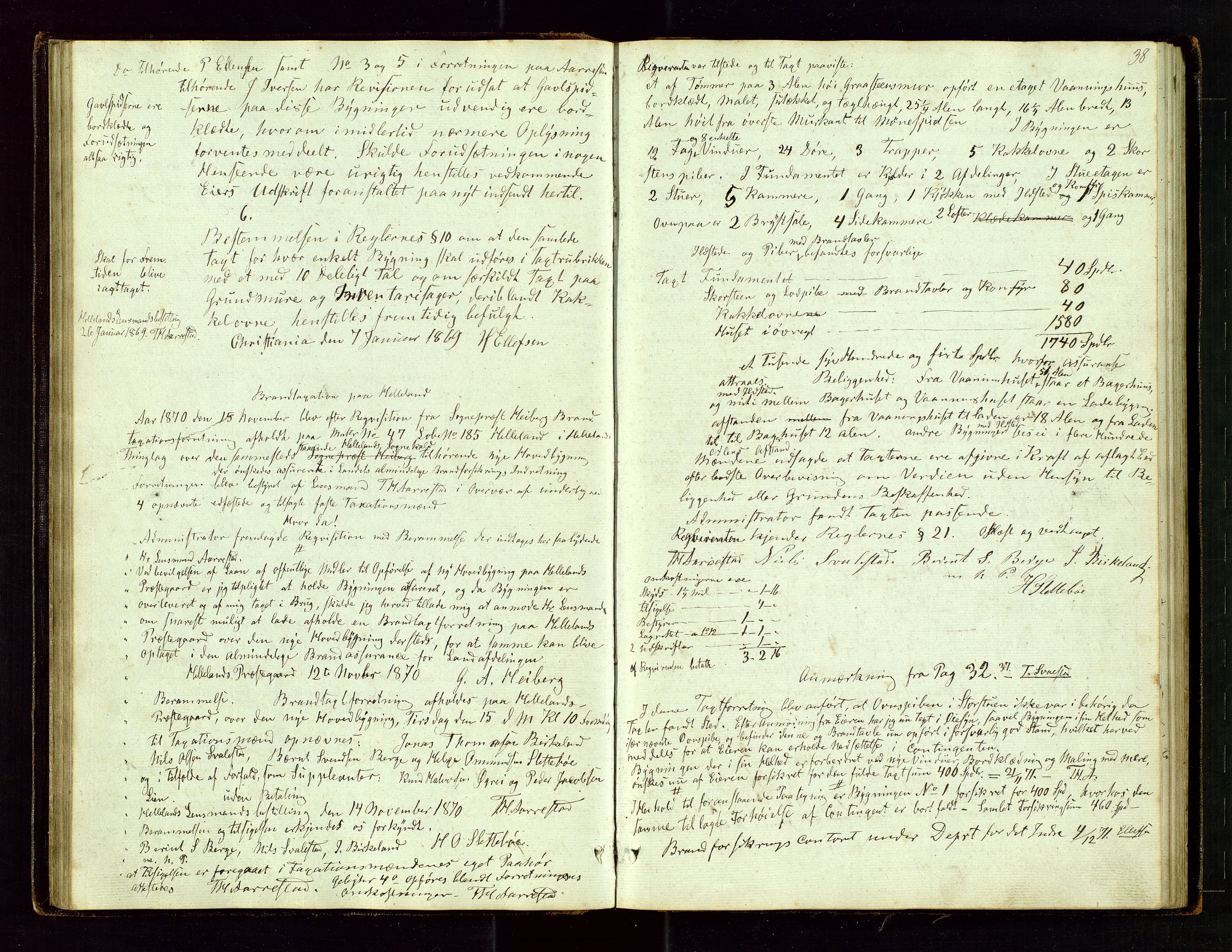 Helleland lensmannskontor, AV/SAST-A-100209/Goa/L0001: "Brandtaxations-Protocol for Hetlands Thinglag", 1847-1920, s. 37b-38a