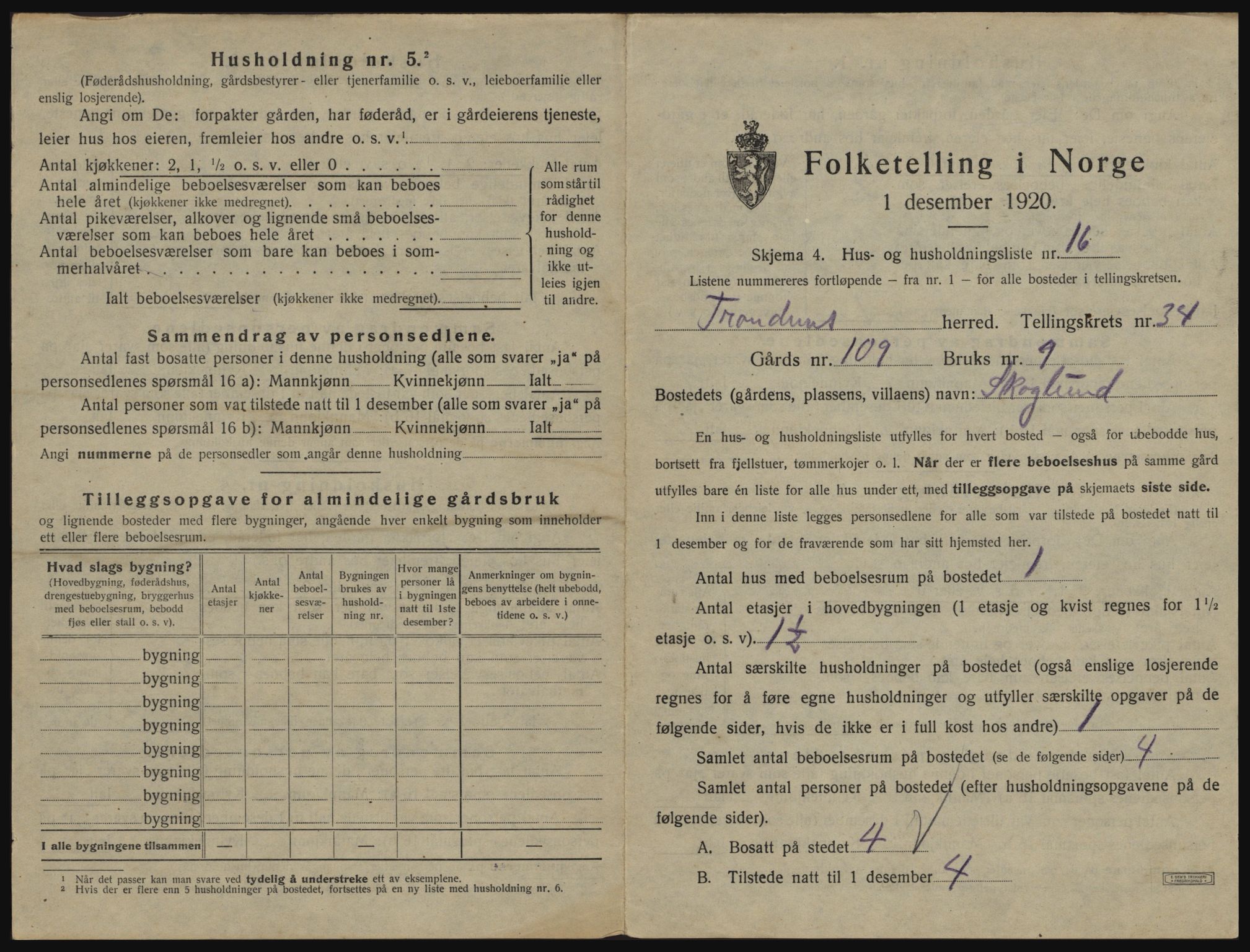 SATØ, Folketelling 1920 for 1914 Trondenes herred, 1920, s. 3160