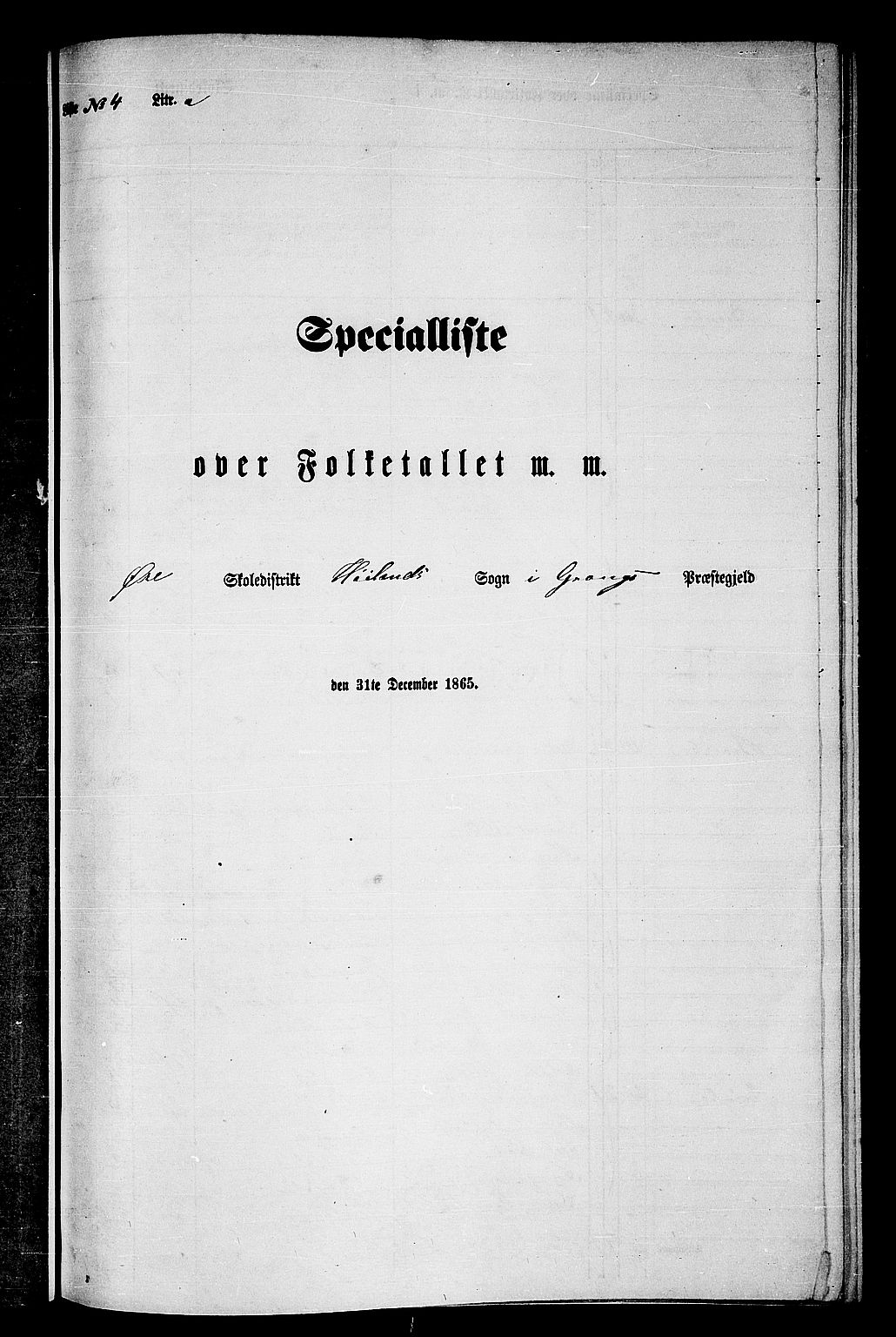 RA, Folketelling 1865 for 1742P Grong prestegjeld, 1865, s. 73