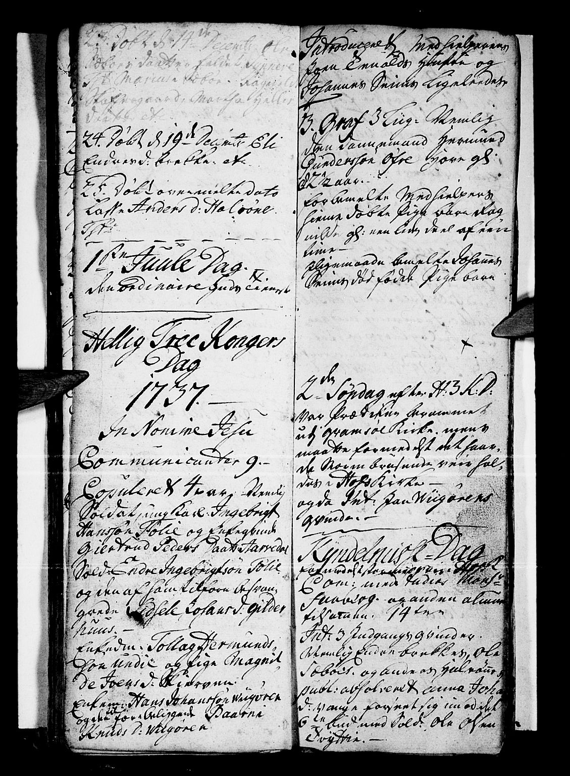 Vik sokneprestembete, SAB/A-81501: Ministerialbok nr. A 1 /1, 1727-1740
