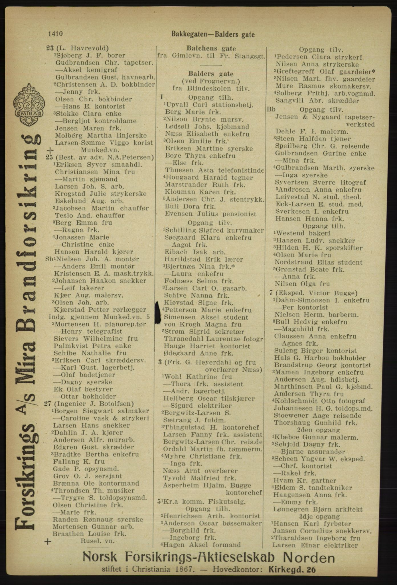Kristiania/Oslo adressebok, PUBL/-, 1918, s. 1563