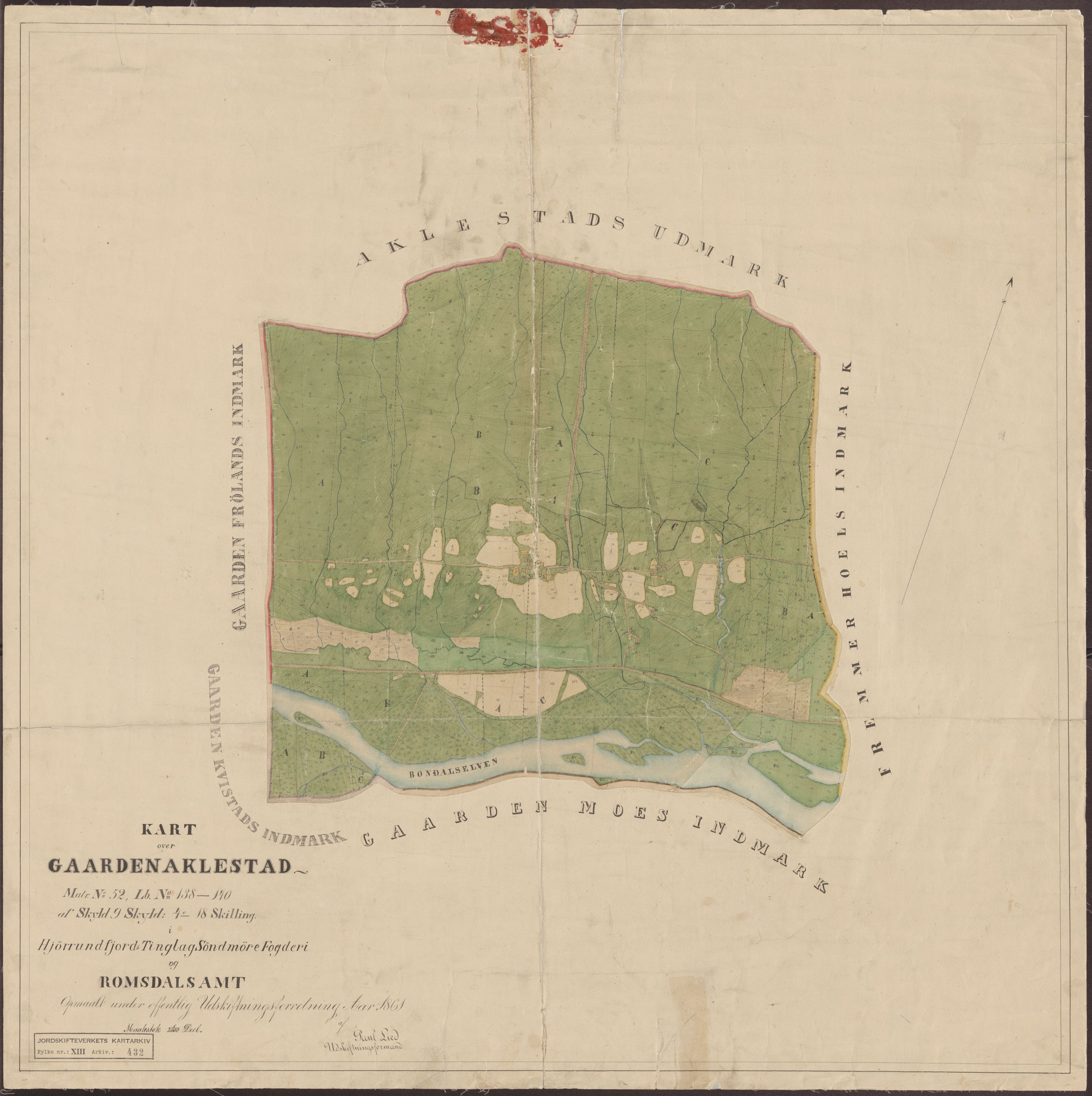 Jordskifteverkets kartarkiv, RA/S-3929/T, 1859-1988, s. 582