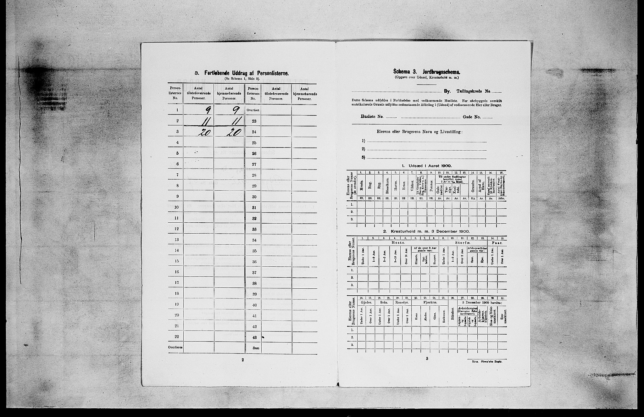 SAO, Folketelling 1900 for 0301 Kristiania kjøpstad, 1900, s. 10138