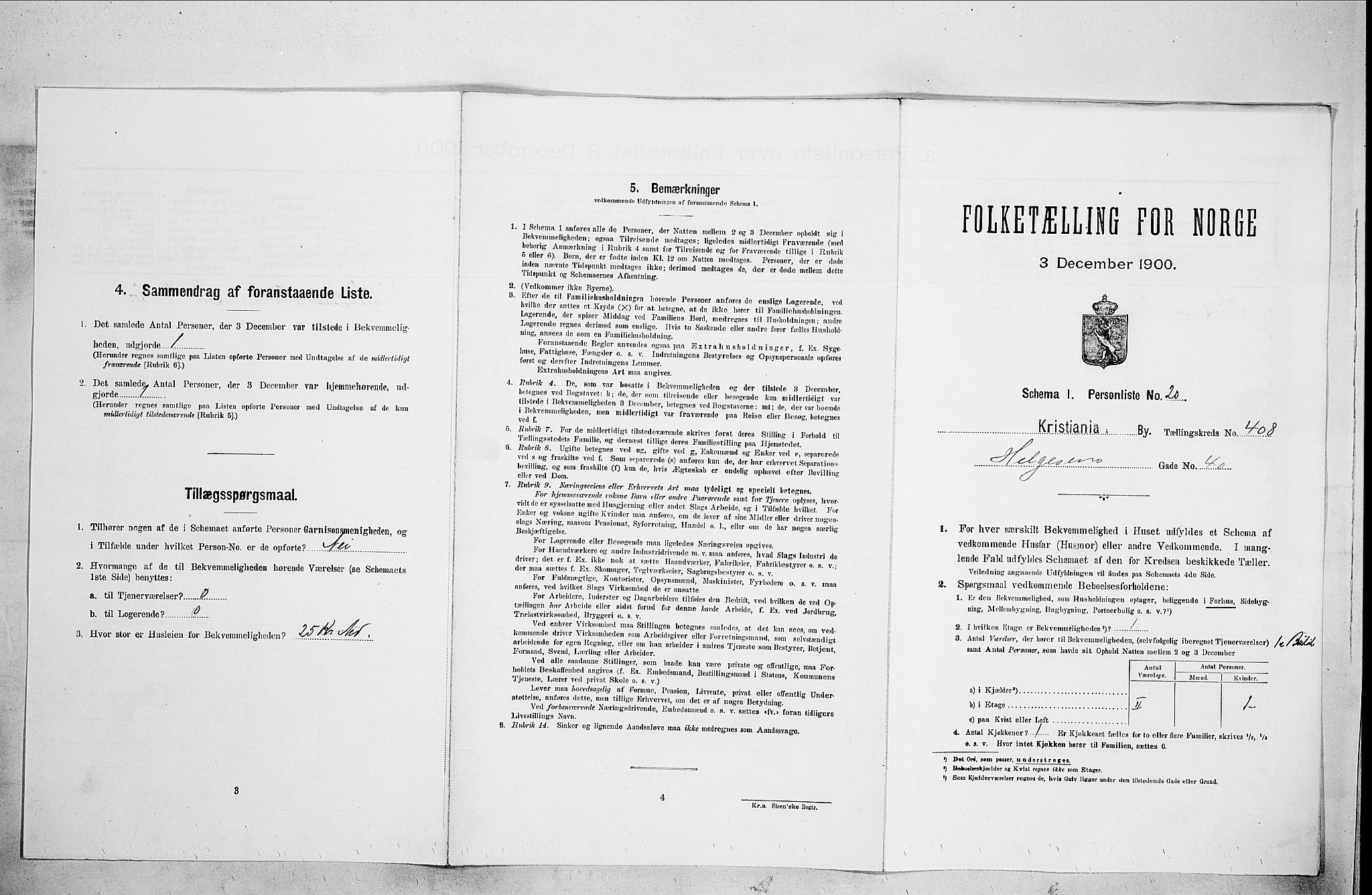 SAO, Folketelling 1900 for 0301 Kristiania kjøpstad, 1900, s. 35929