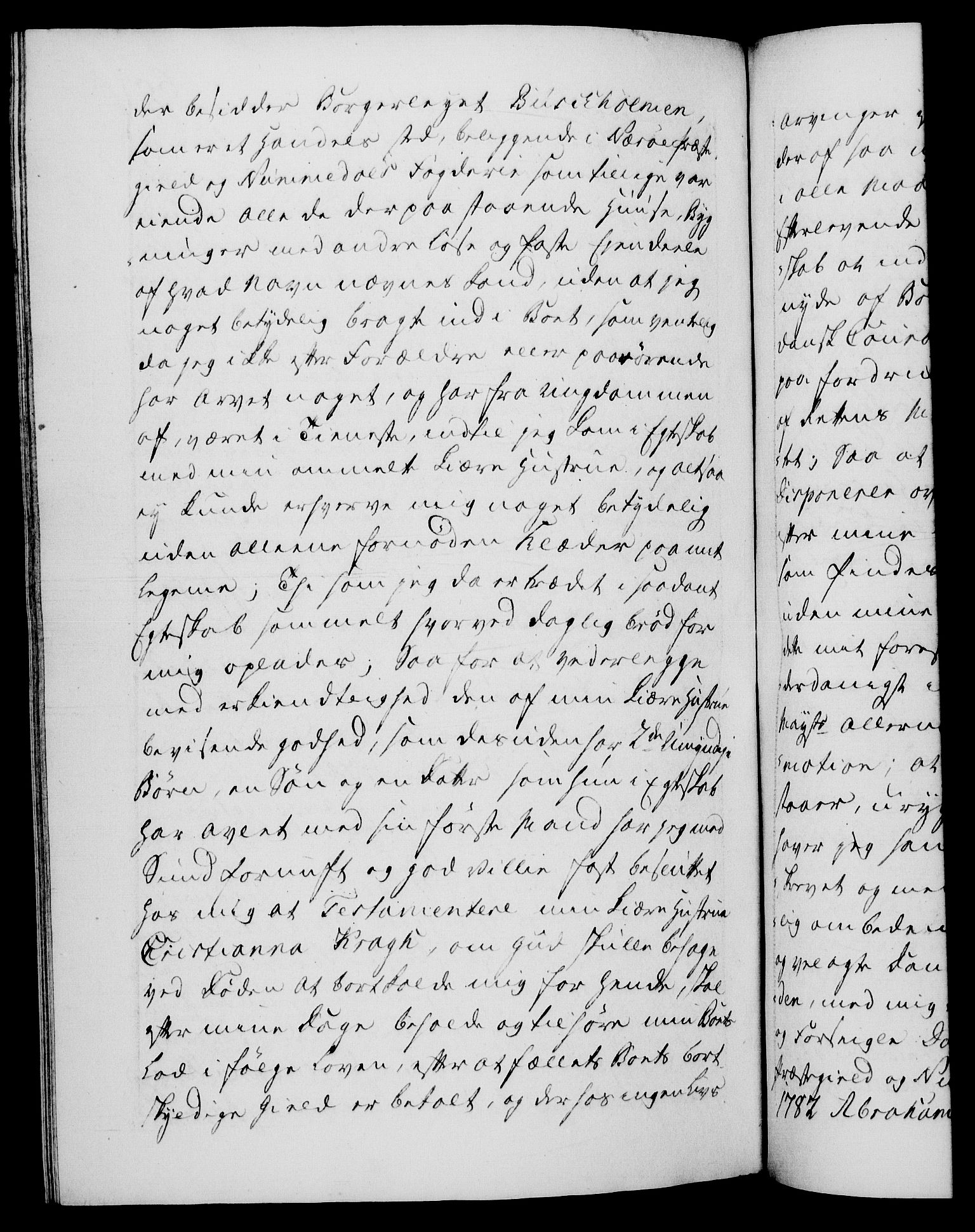 Danske Kanselli 1572-1799, RA/EA-3023/F/Fc/Fca/Fcaa/L0049: Norske registre, 1782-1783, s. 601b