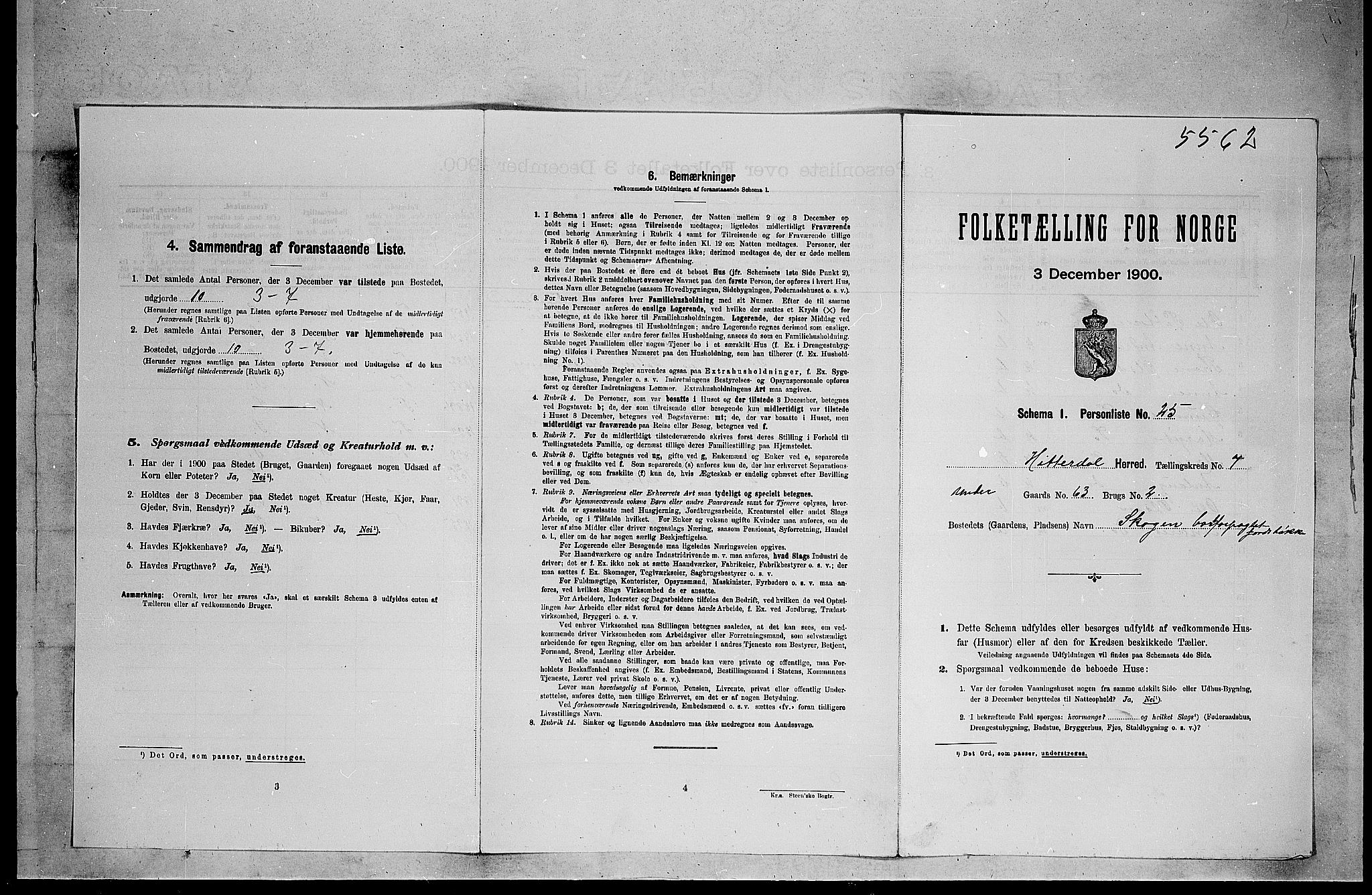 SAKO, Folketelling 1900 for 0823 Heddal herred, 1900, s. 979