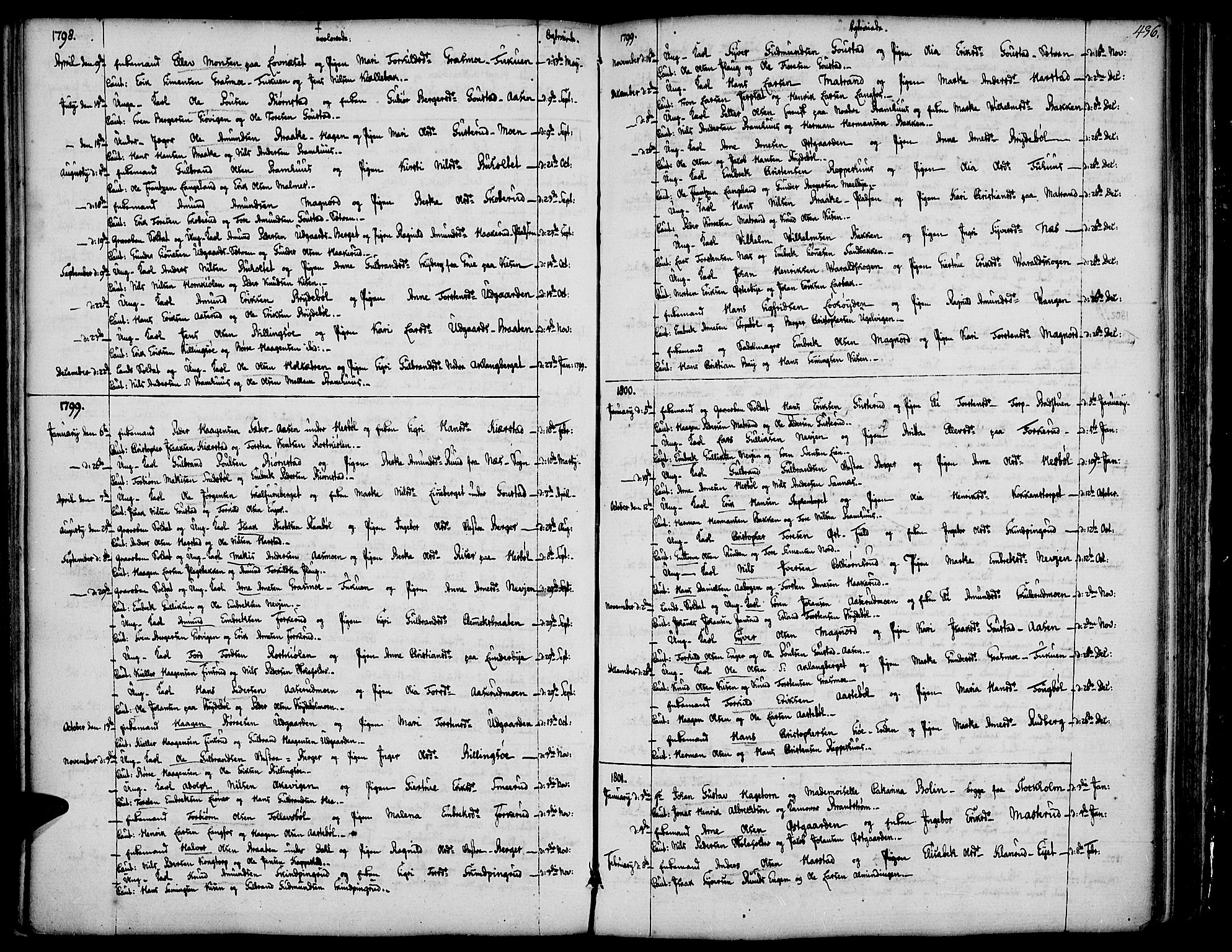 Vinger prestekontor, AV/SAH-PREST-024/H/Ha/Haa/L0004: Ministerialbok nr. 4, 1766-1813, s. 435-436