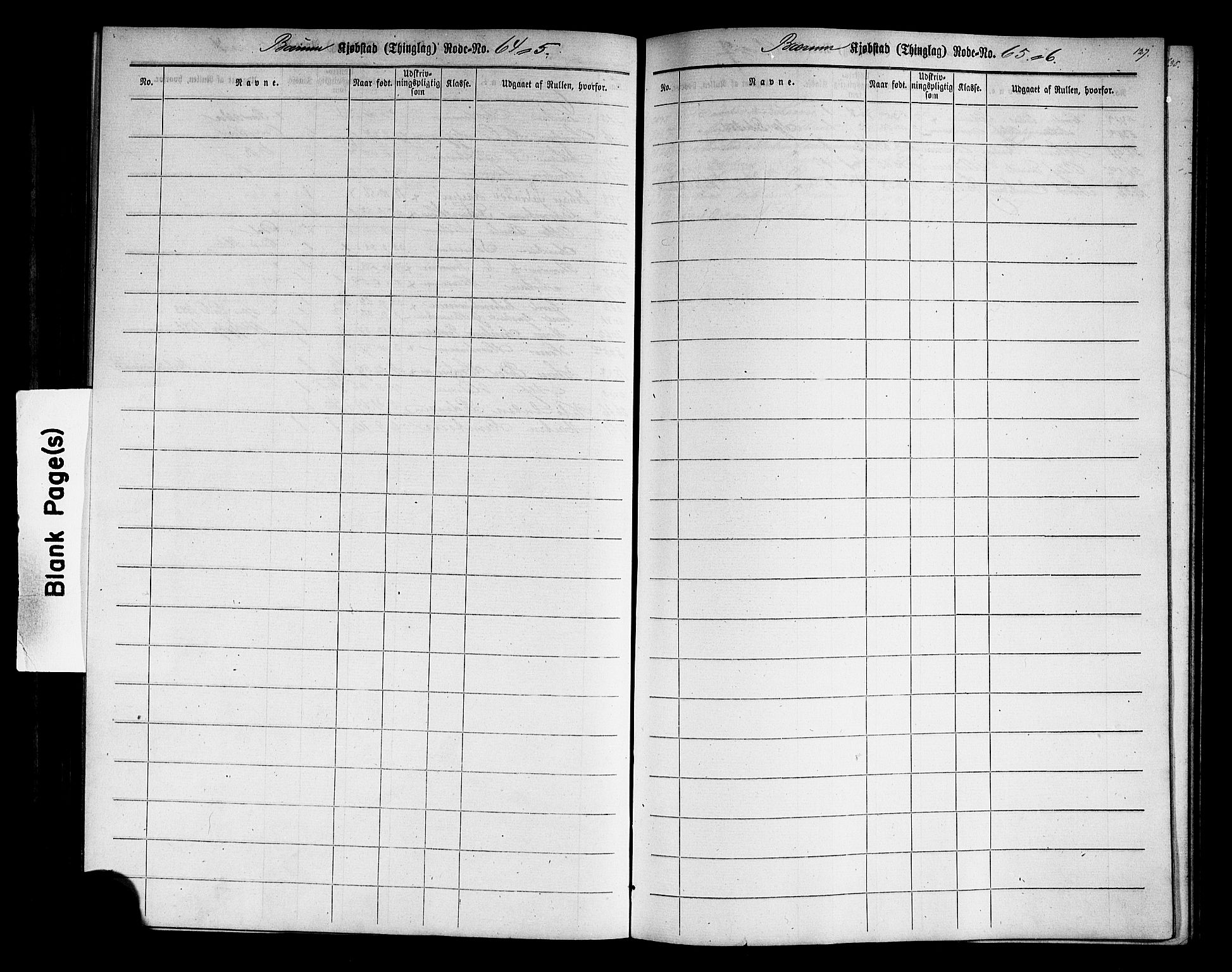 Oslo mønstringskontor, SAO/A-10569g/F/Fc/Fcc/L0001: Utskrivningsregisterrulle, 1860, s. 130