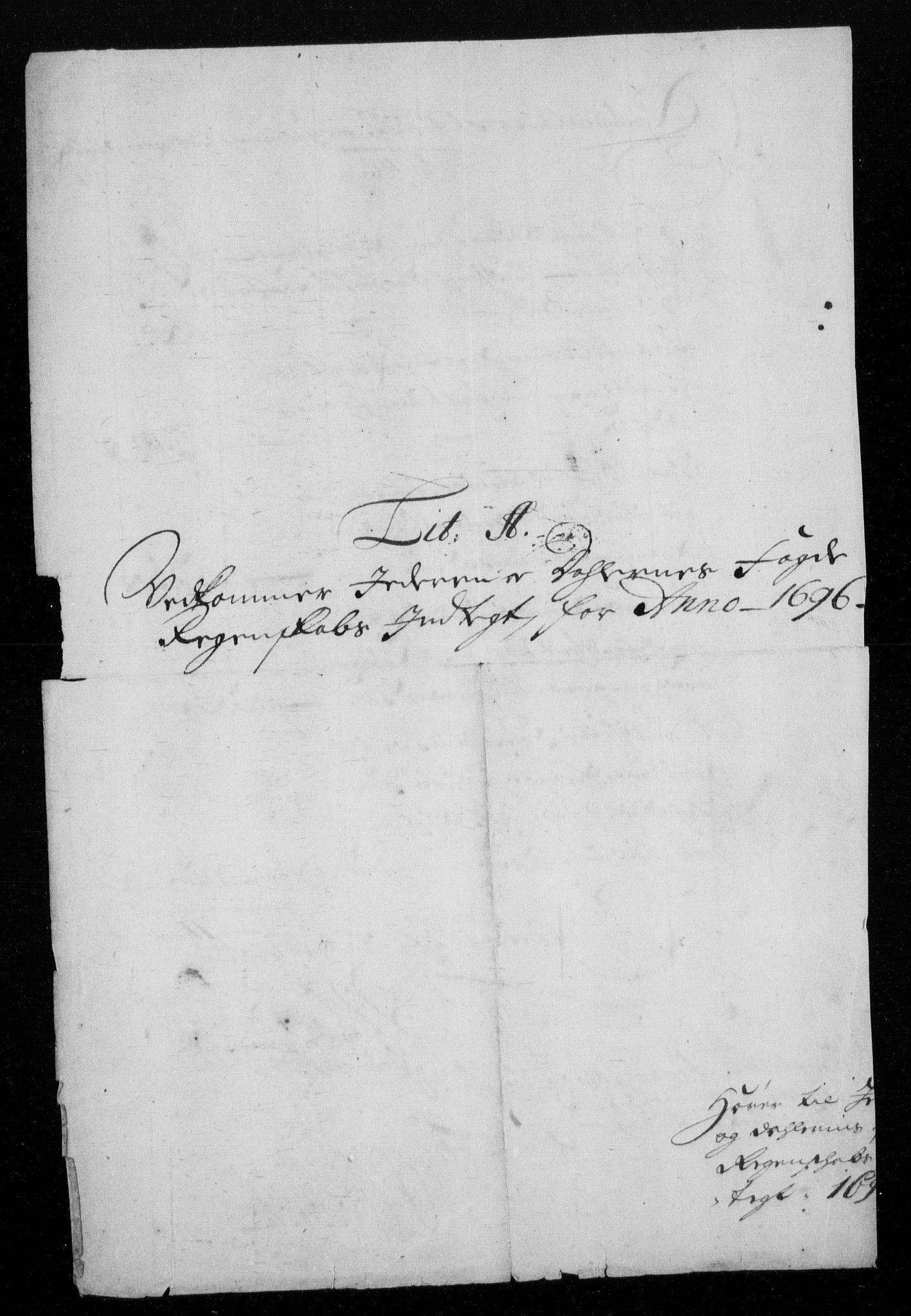 Rentekammeret inntil 1814, Reviderte regnskaper, Fogderegnskap, AV/RA-EA-4092/R46/L2728: Fogderegnskap Jæren og Dalane, 1694-1696, s. 408