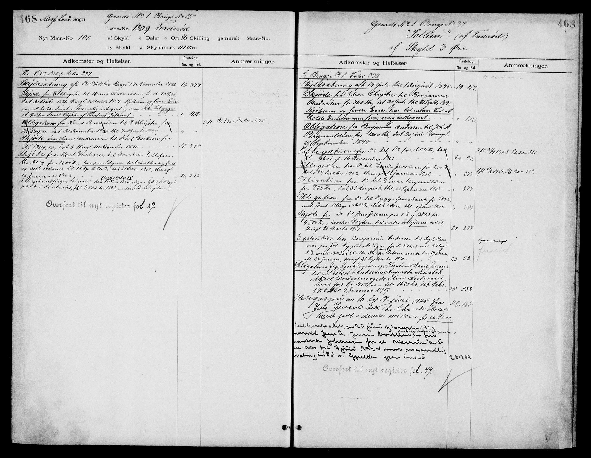 Moss sorenskriveri, SAO/A-10168: Panteregister nr. IV 3b, 1769-1926, s. 468