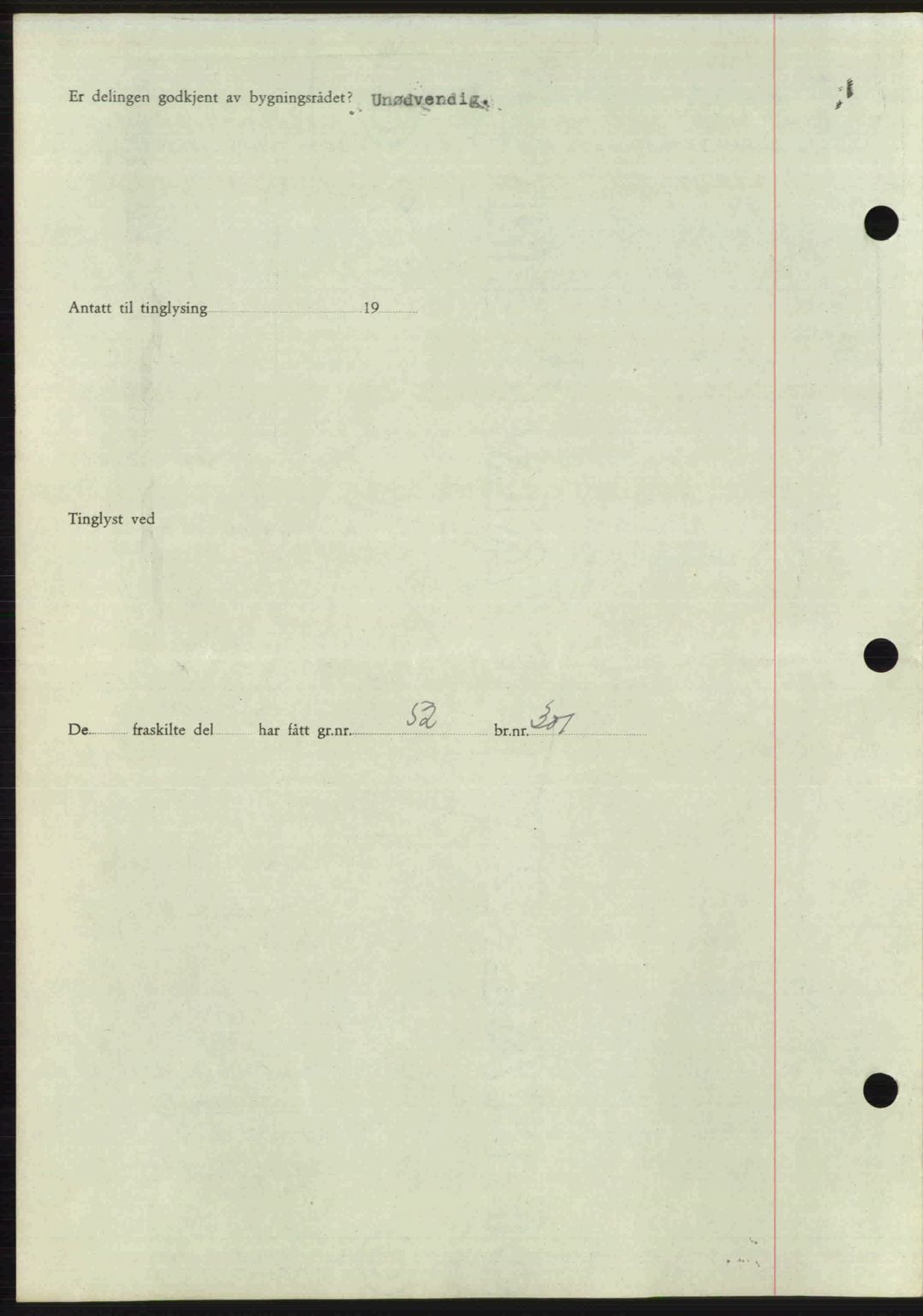 Rakkestad sorenskriveri, AV/SAO-A-10686/G/Gb/Gba/Gbab/L0012a: Pantebok nr. A12 I, 1945-1946, Dagboknr: 134/1946