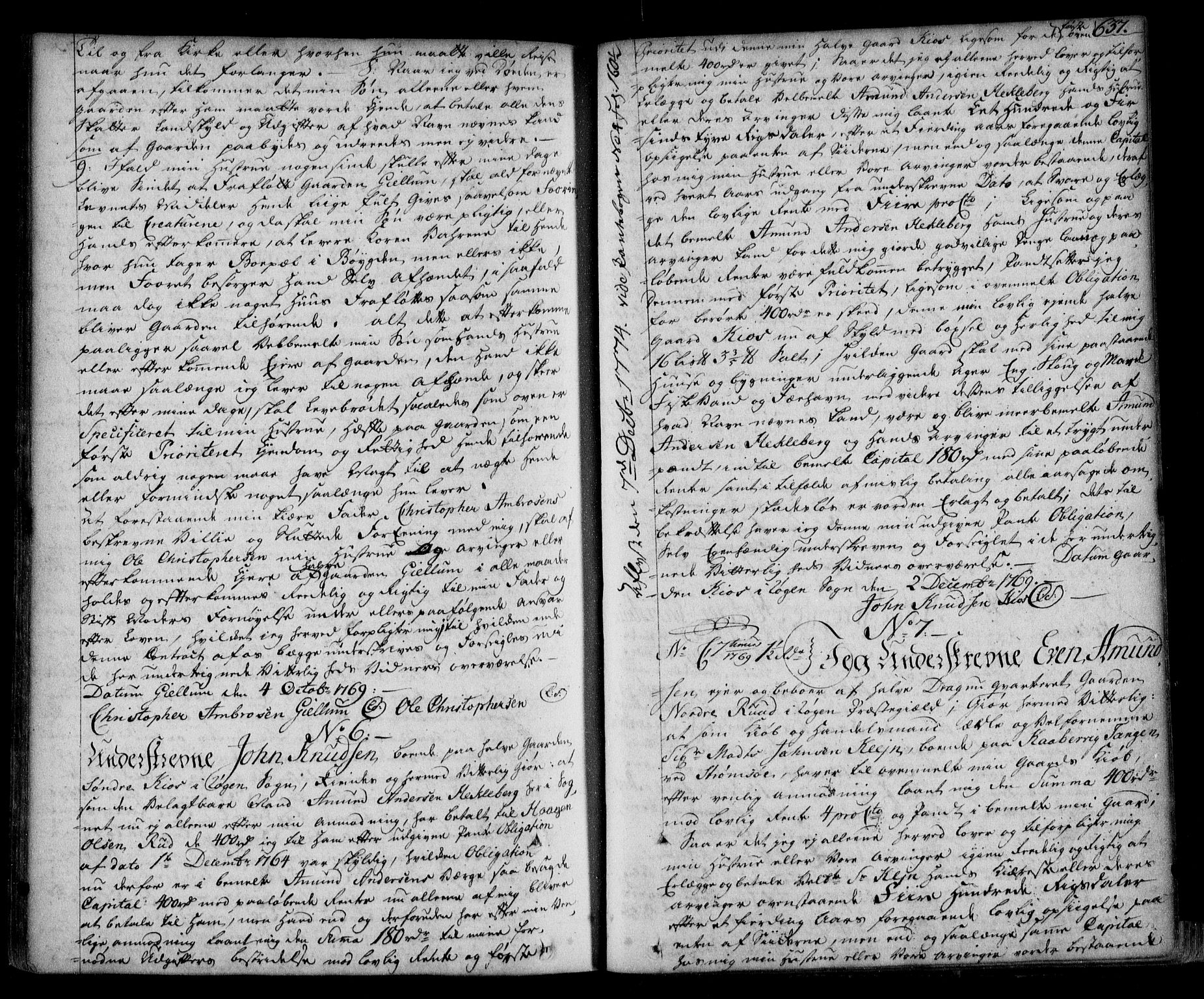 Lier, Røyken og Hurum sorenskriveri, AV/SAKO-A-89/G/Ga/Gaa/L0003: Pantebok nr. III, 1756-1771, s. 637