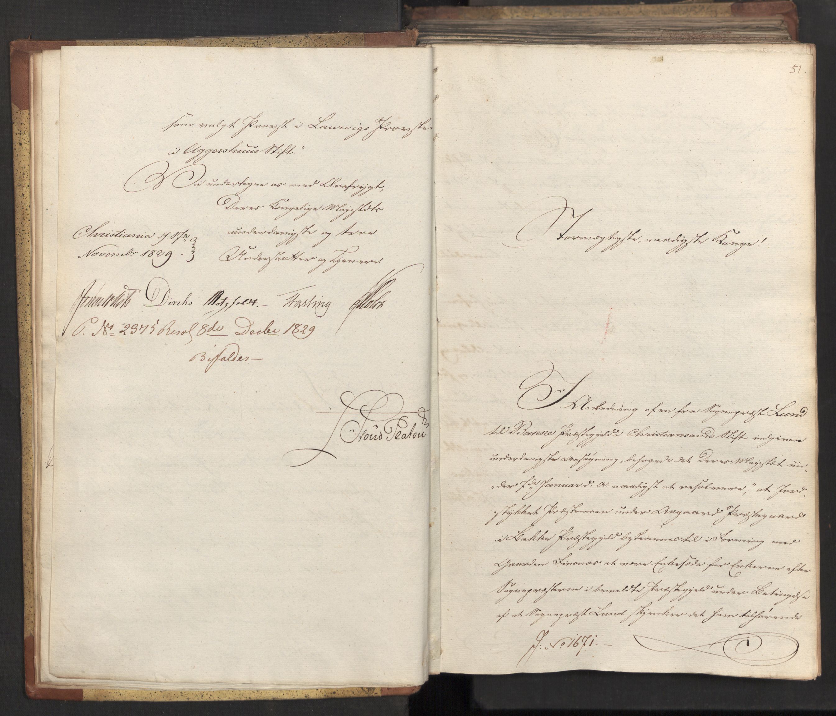 Statsrådsavdelingen i Stockholm, AV/RA-S-1003/D/Da/L0062: Regjeringsinnstillinger nr. 1667-1787, 1829, s. 8