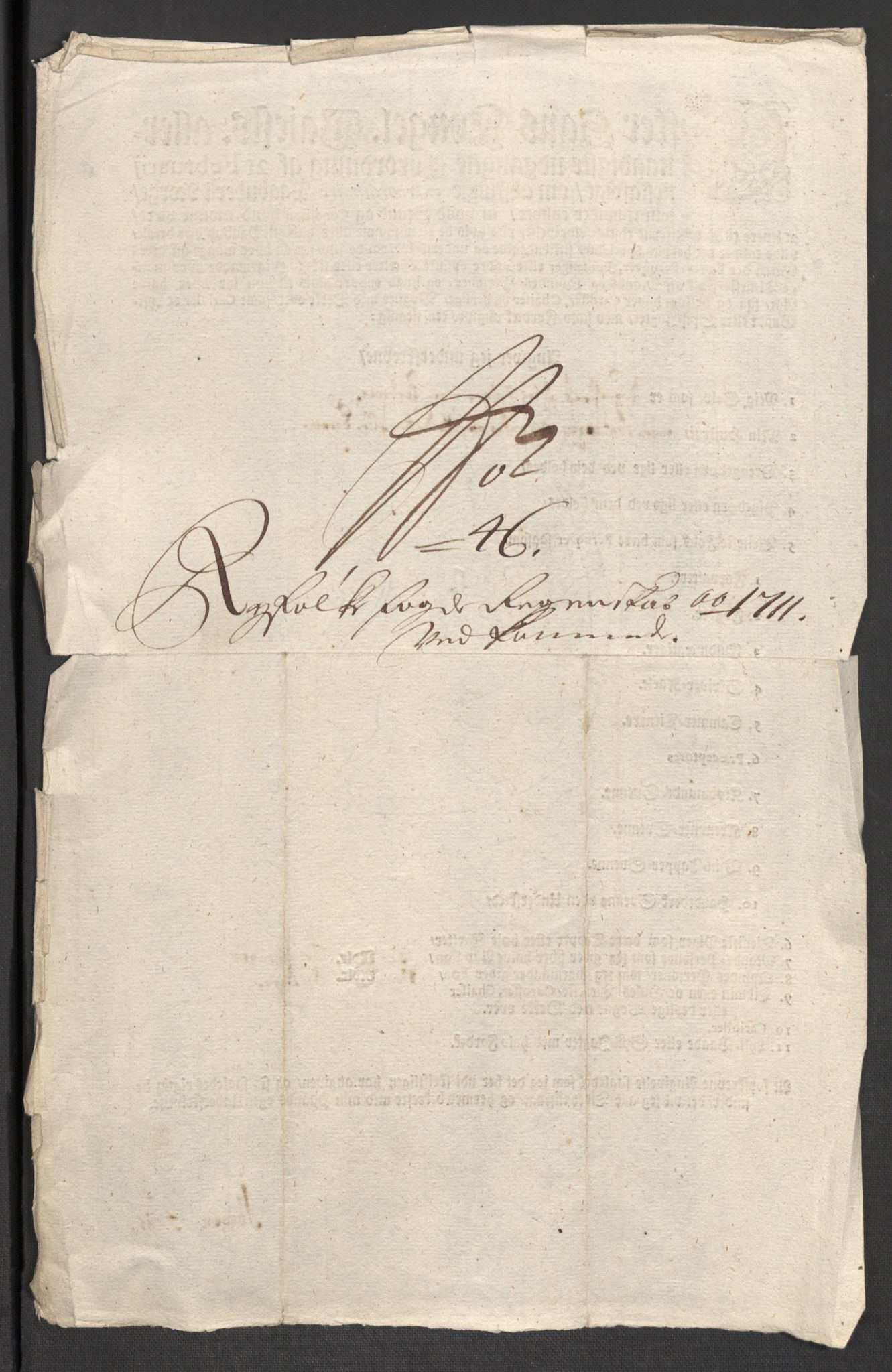 Rentekammeret inntil 1814, Reviderte regnskaper, Fogderegnskap, RA/EA-4092/R47/L2864: Fogderegnskap Ryfylke, 1711, s. 480