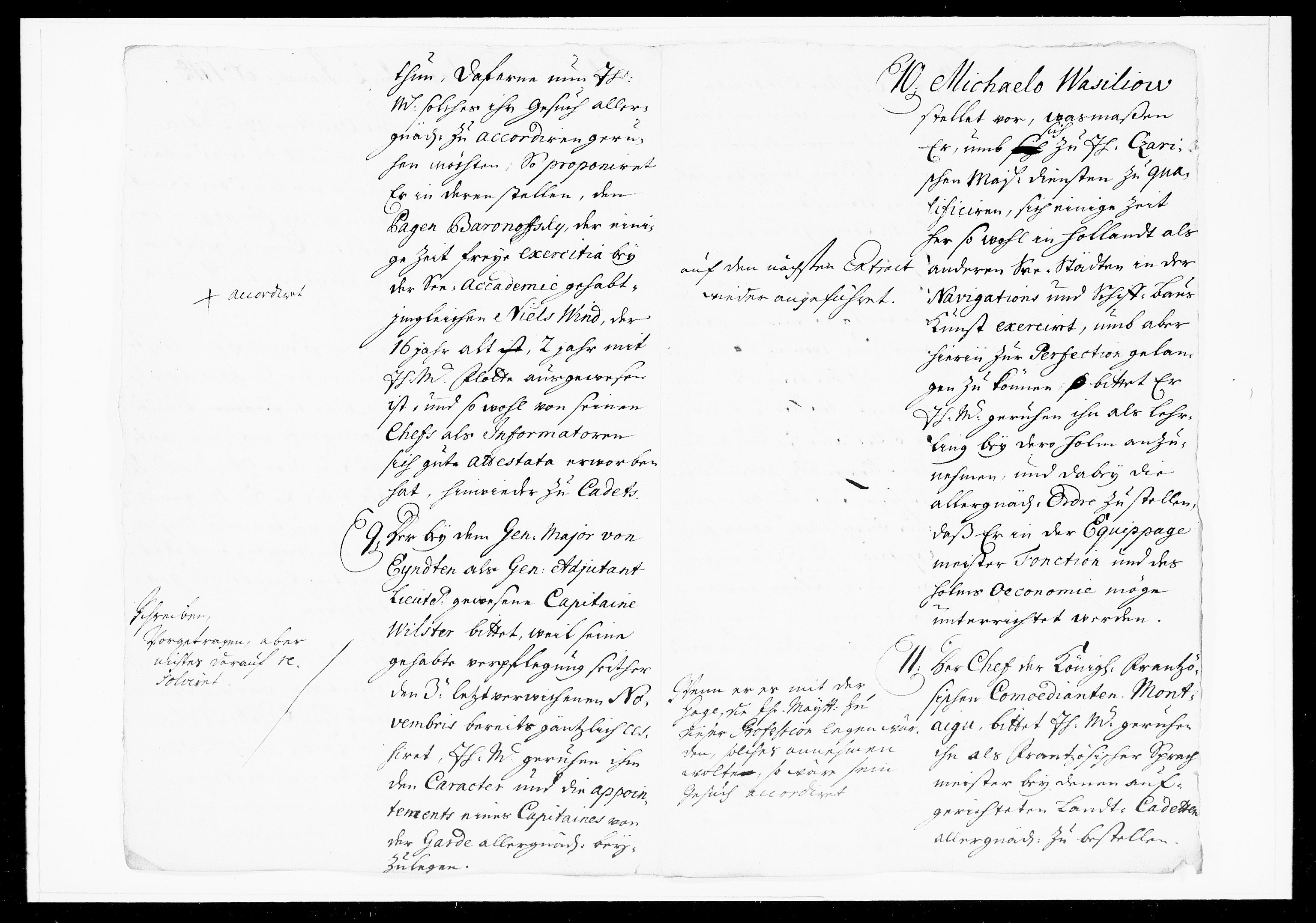 Krigskollegiet, Krigskancelliet, DRA/A-0006/-/1003-1013: Refererede sager, 1714, s. 8
