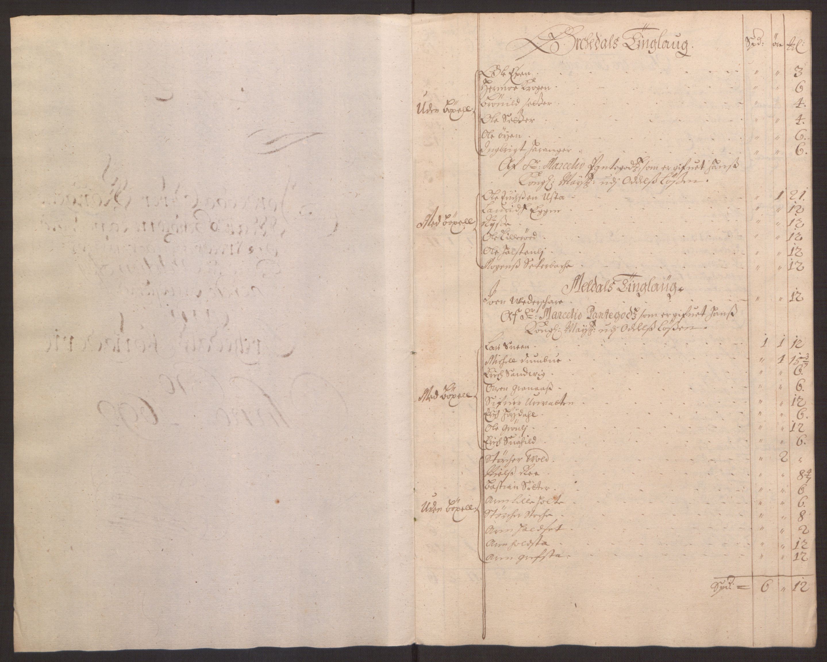 Rentekammeret inntil 1814, Reviderte regnskaper, Fogderegnskap, RA/EA-4092/R58/L3937: Fogderegnskap Orkdal, 1691-1692, s. 315