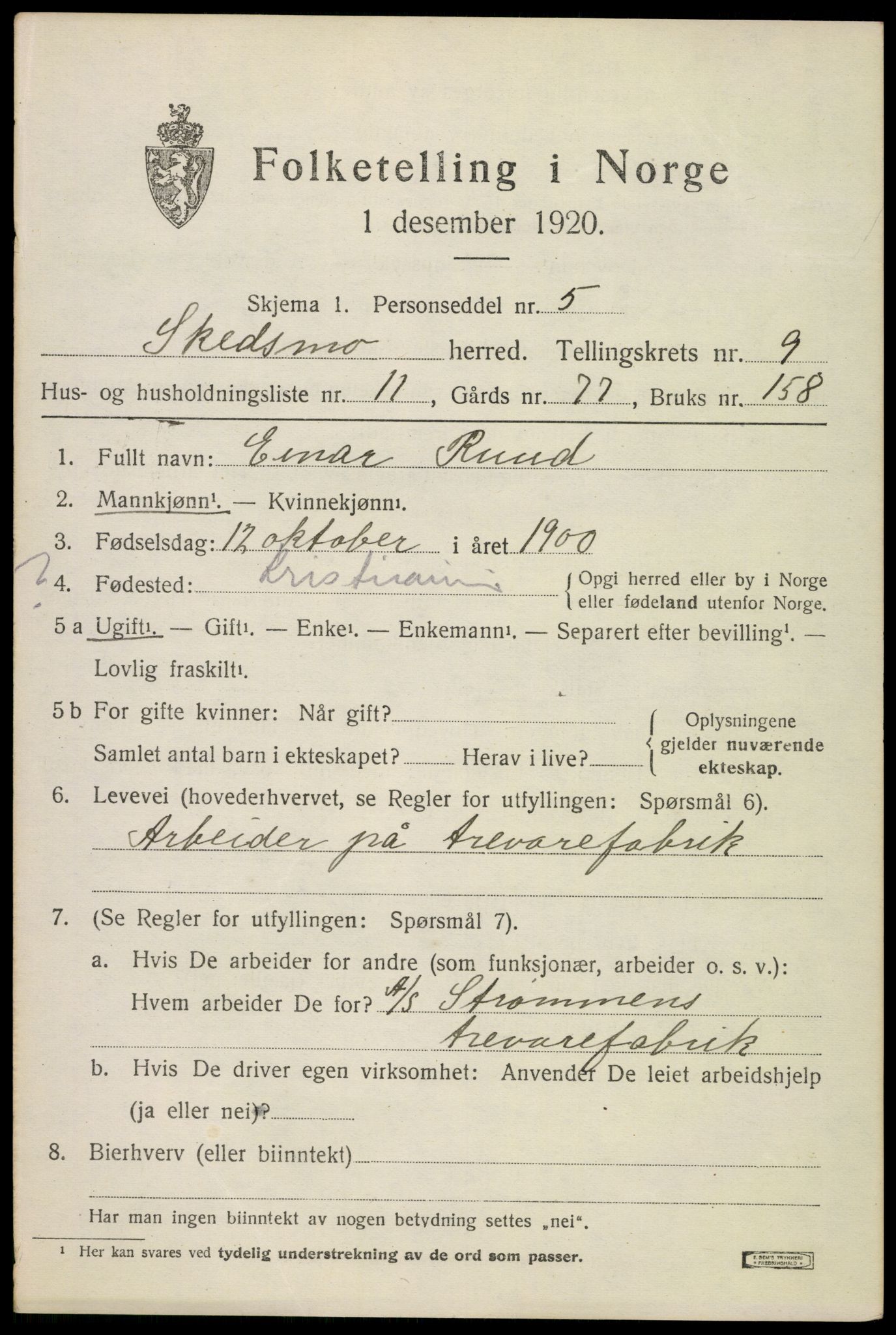 SAO, Folketelling 1920 for 0231 Skedsmo herred, 1920, s. 10675