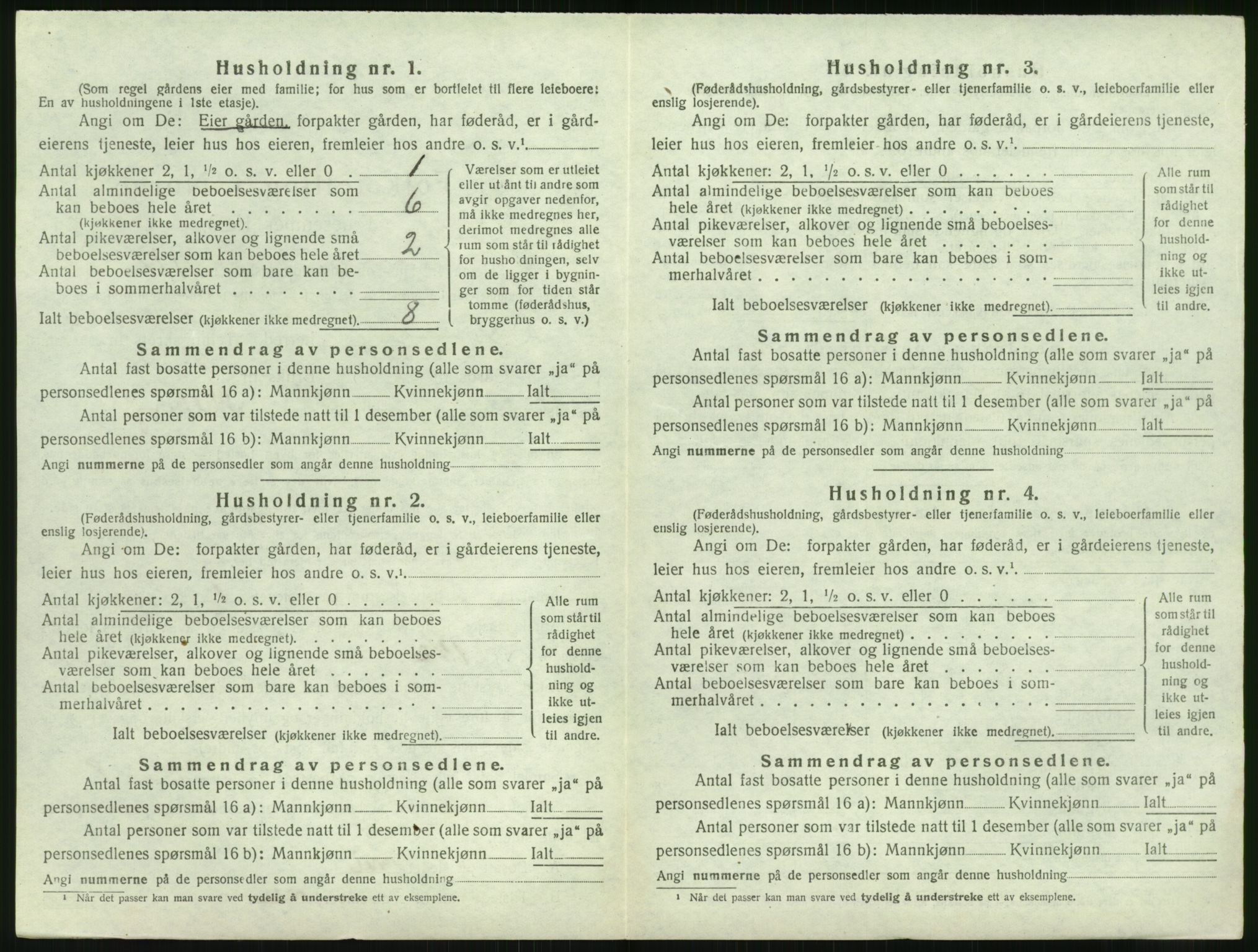 SAK, Folketelling 1920 for 0915 Dypvåg herred, 1920, s. 768