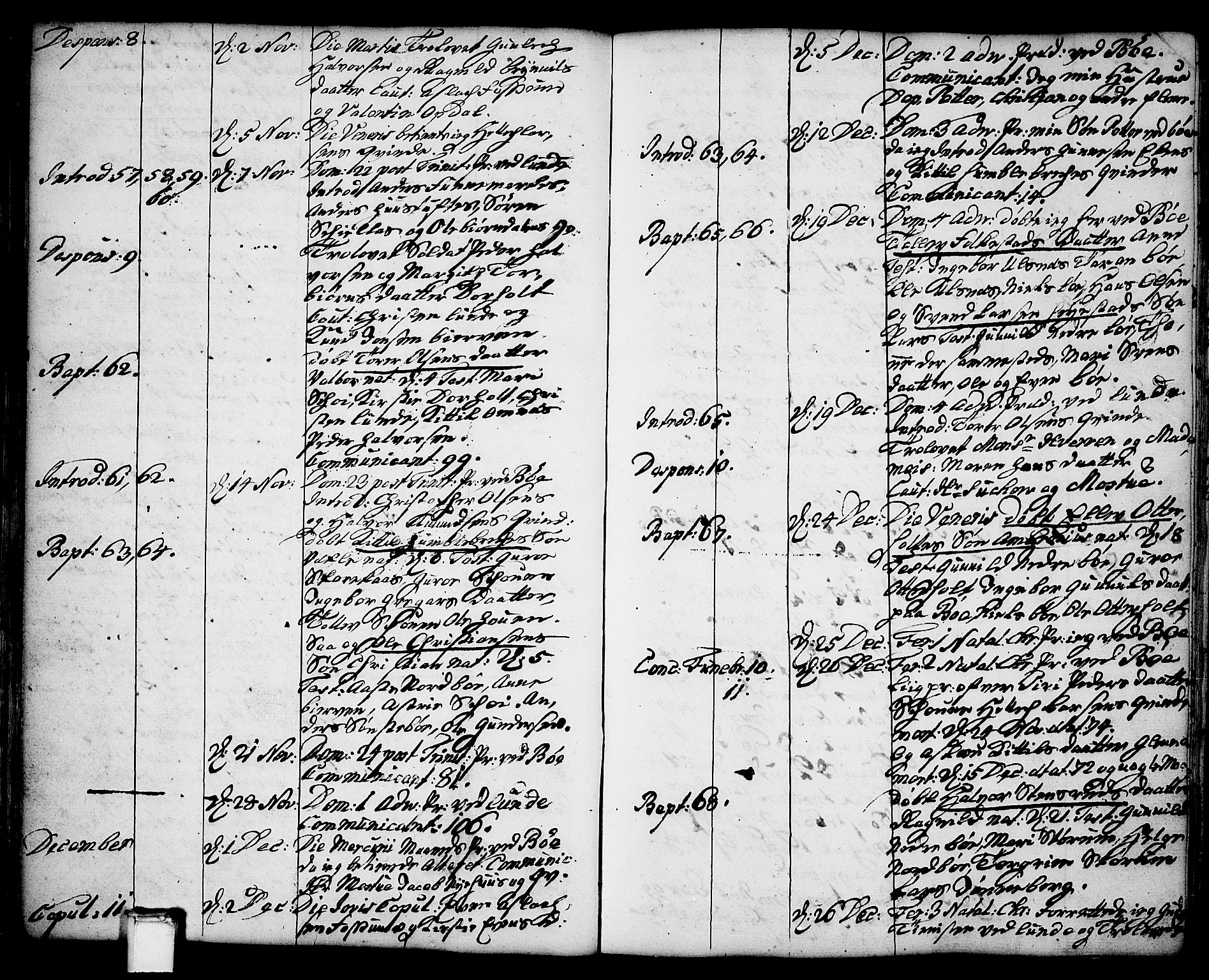 Bø kirkebøker, AV/SAKO-A-257/F/Fa/L0004: Ministerialbok nr. 4, 1748-1785