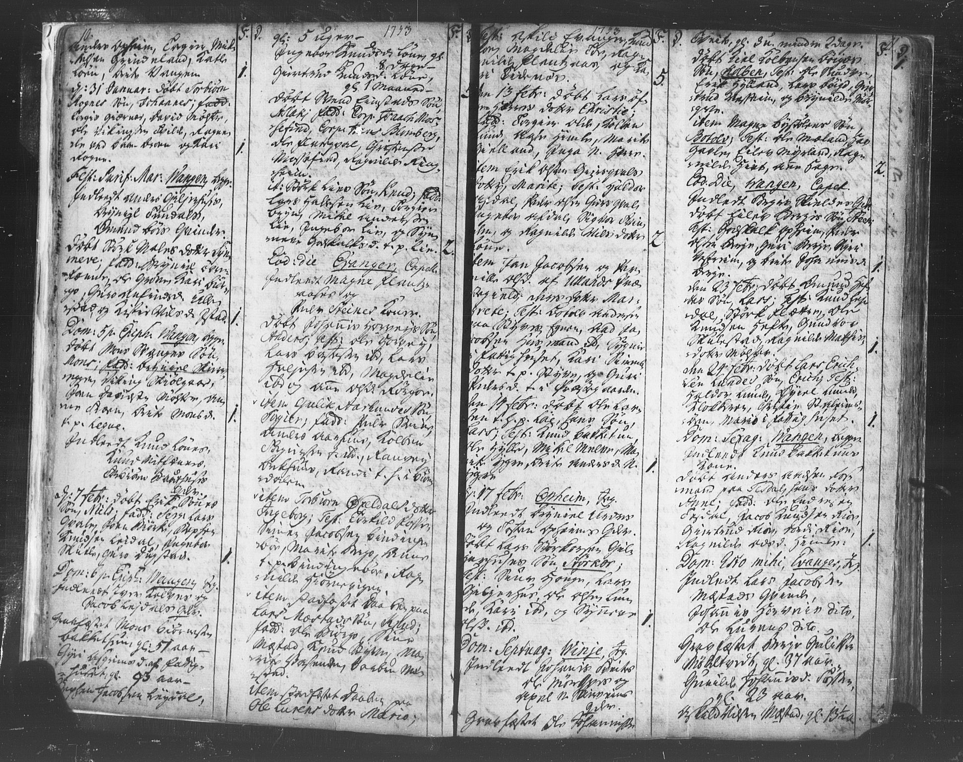 Voss sokneprestembete, SAB/A-79001/H/Haa: Ministerialbok nr. A 8, 1752-1780, s. 10-11