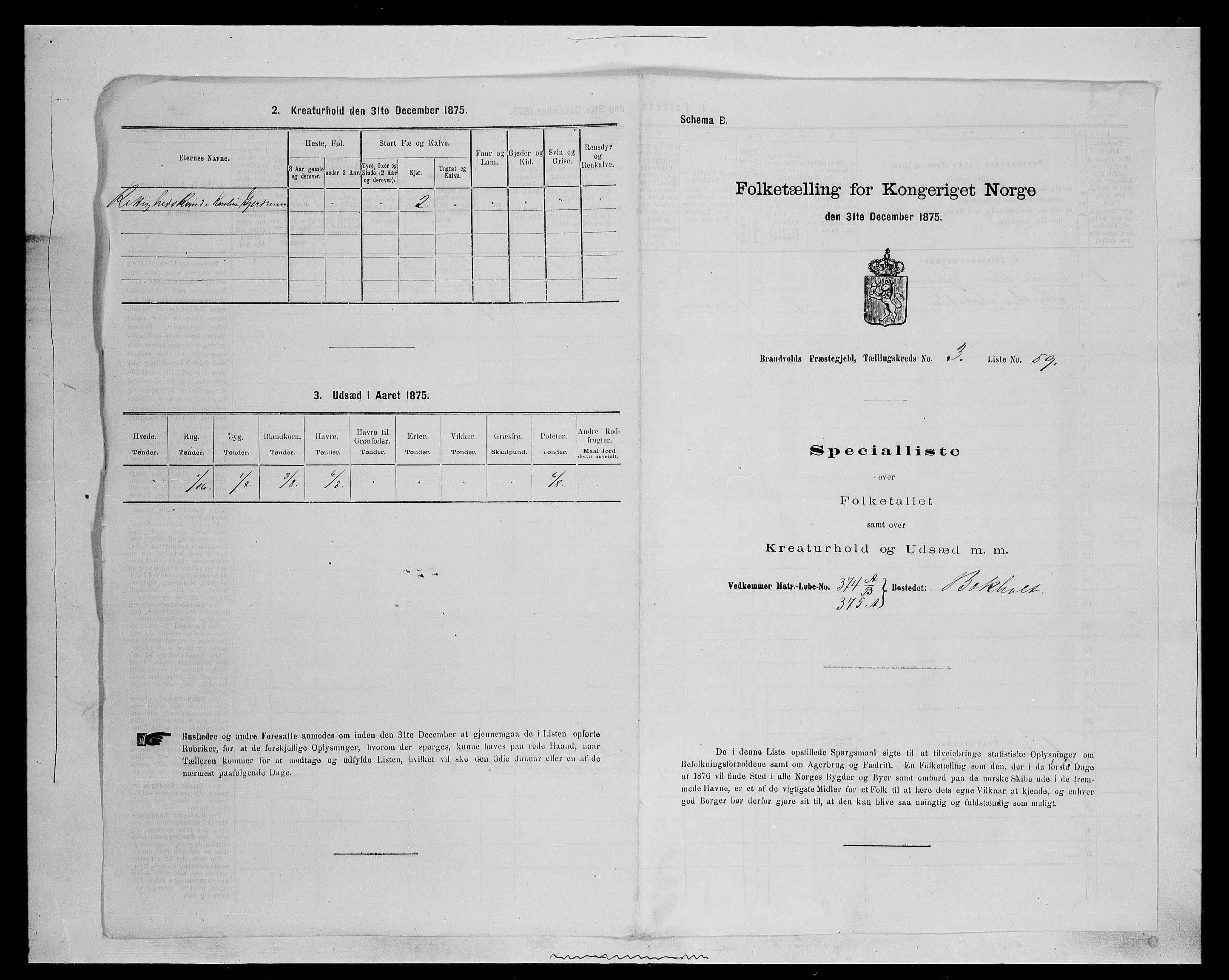 SAH, Folketelling 1875 for 0422P Brandval prestegjeld, 1875, s. 528