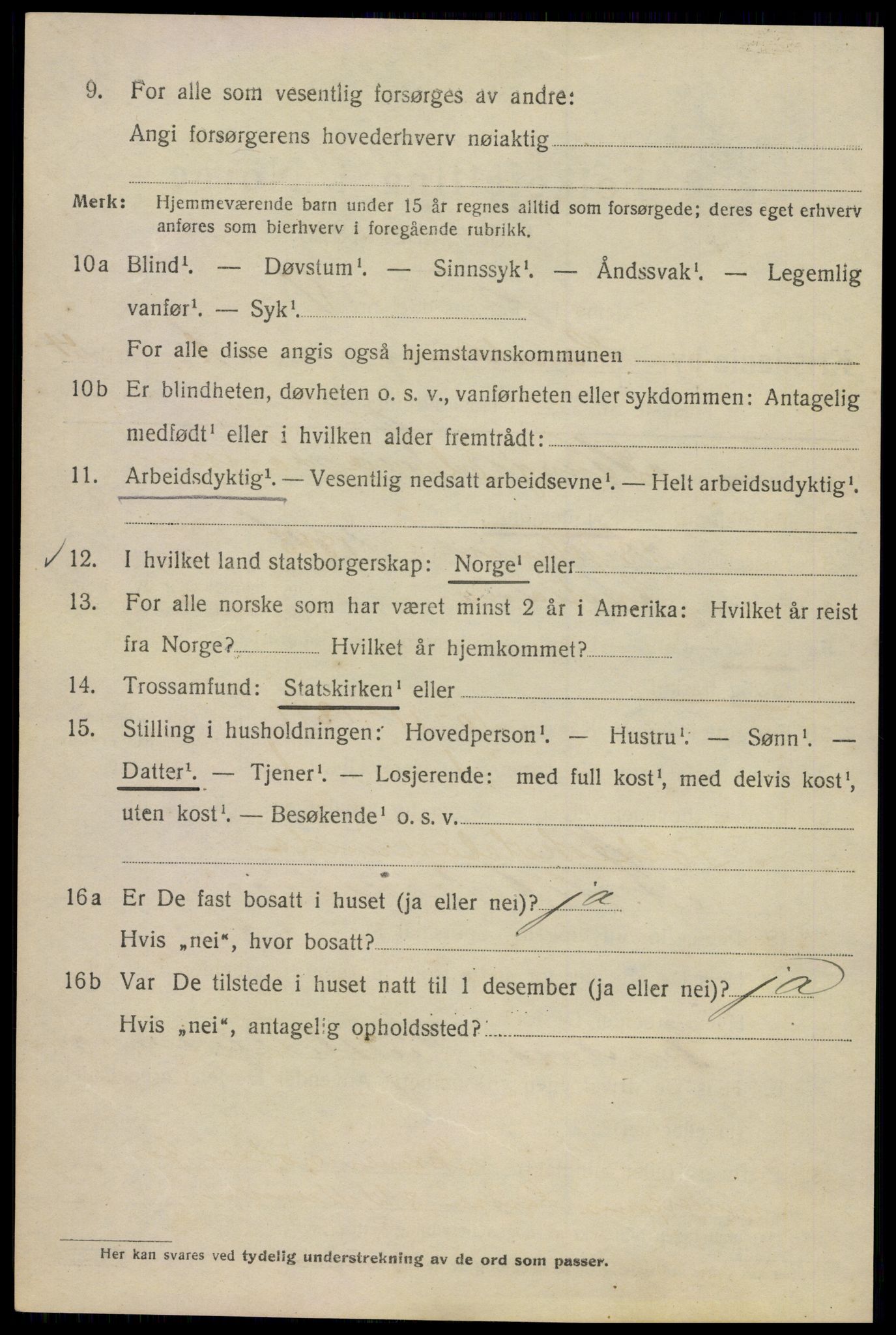 SAO, Folketelling 1920 for 0301 Kristiania kjøpstad, 1920, s. 269904