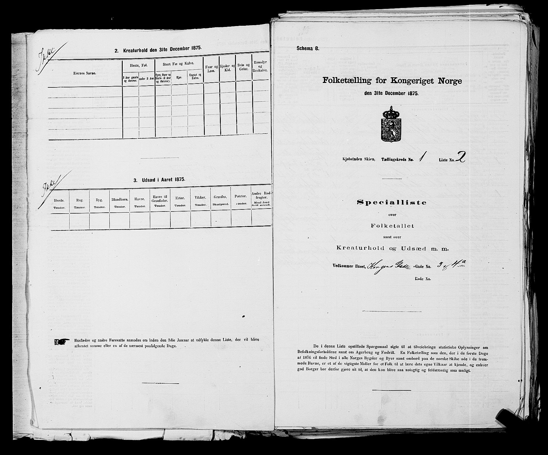 SAKO, Folketelling 1875 for 0806P Skien prestegjeld, 1875, s. 30