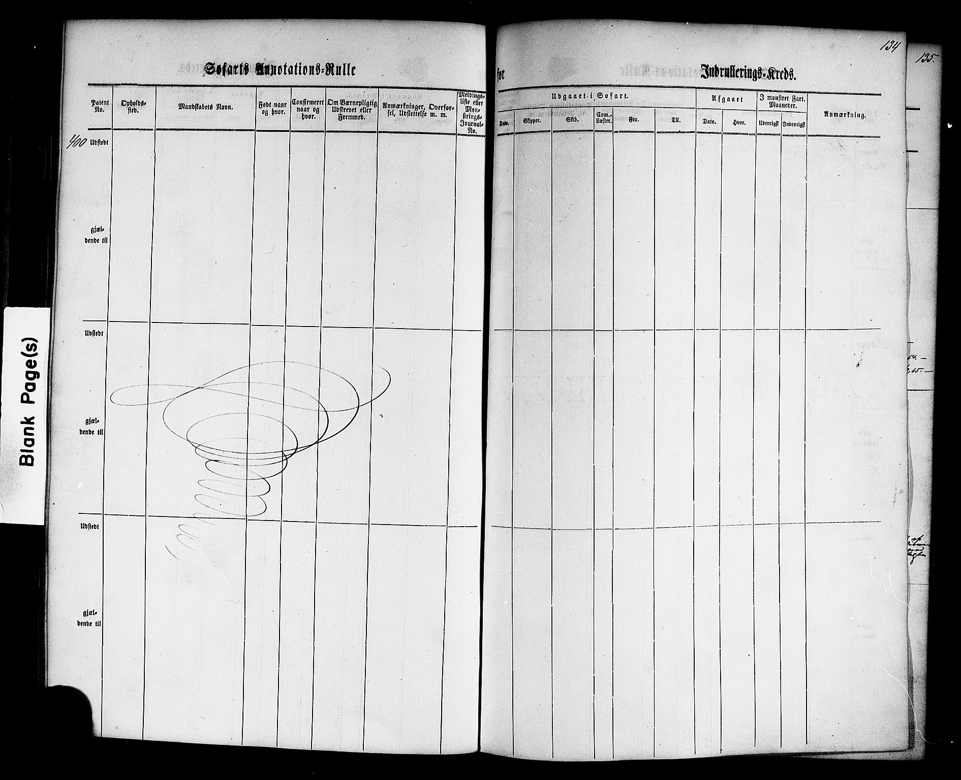 Halden mønstringskontor, AV/SAO-A-10569a/F/Fc/Fca/L0001: Annotasjonsrulle, 1860-1868, s. 136