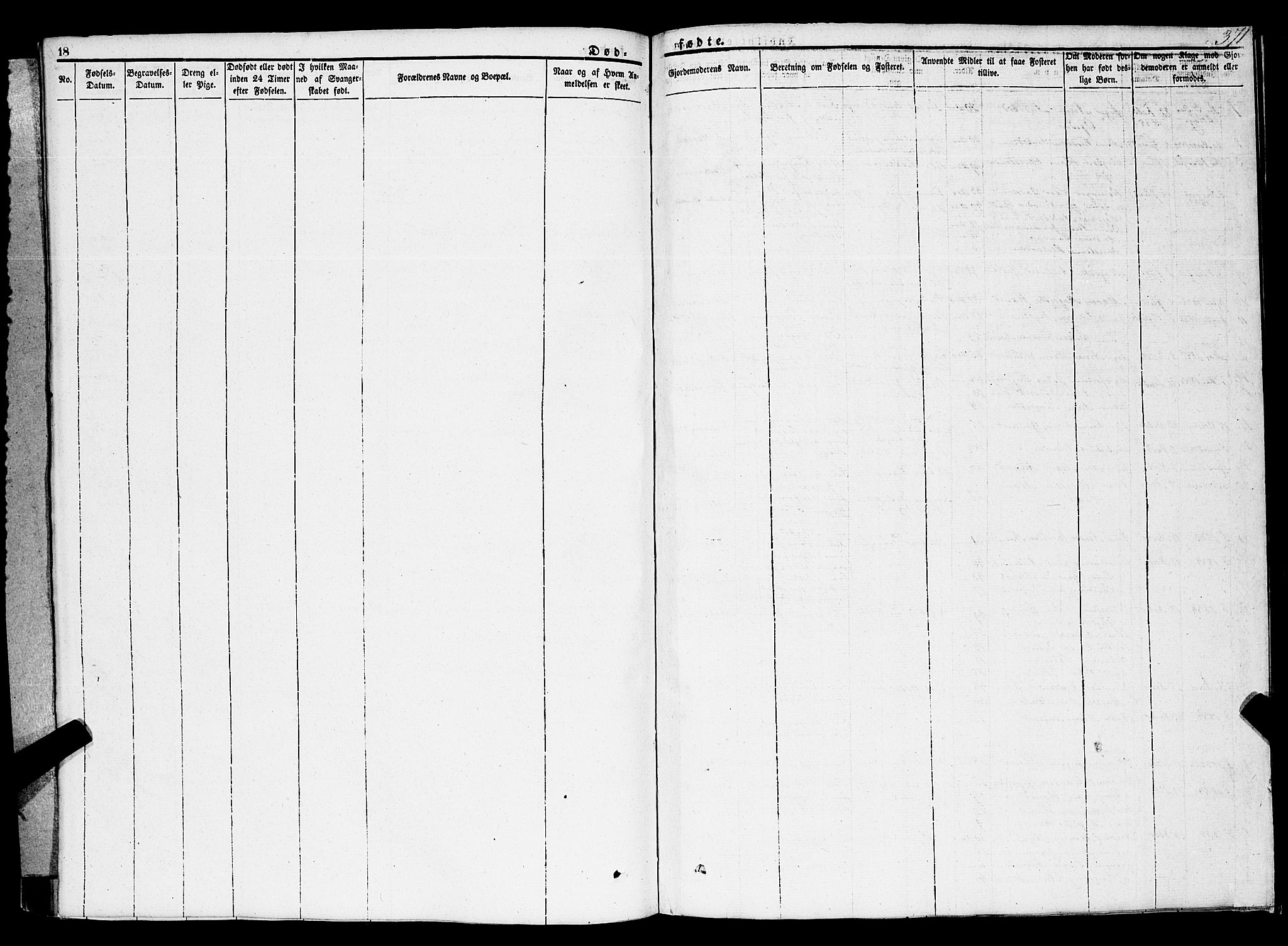 Gjerpen kirkebøker, SAKO/A-265/F/Fa/L0007b: Ministerialbok nr. I 7B, 1834-1857, s. 371