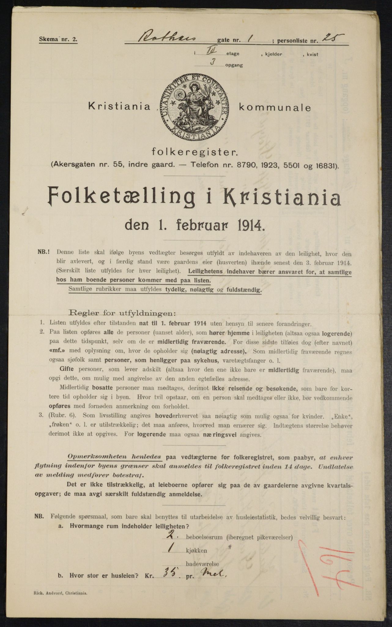 OBA, Kommunal folketelling 1.2.1914 for Kristiania, 1914, s. 81827