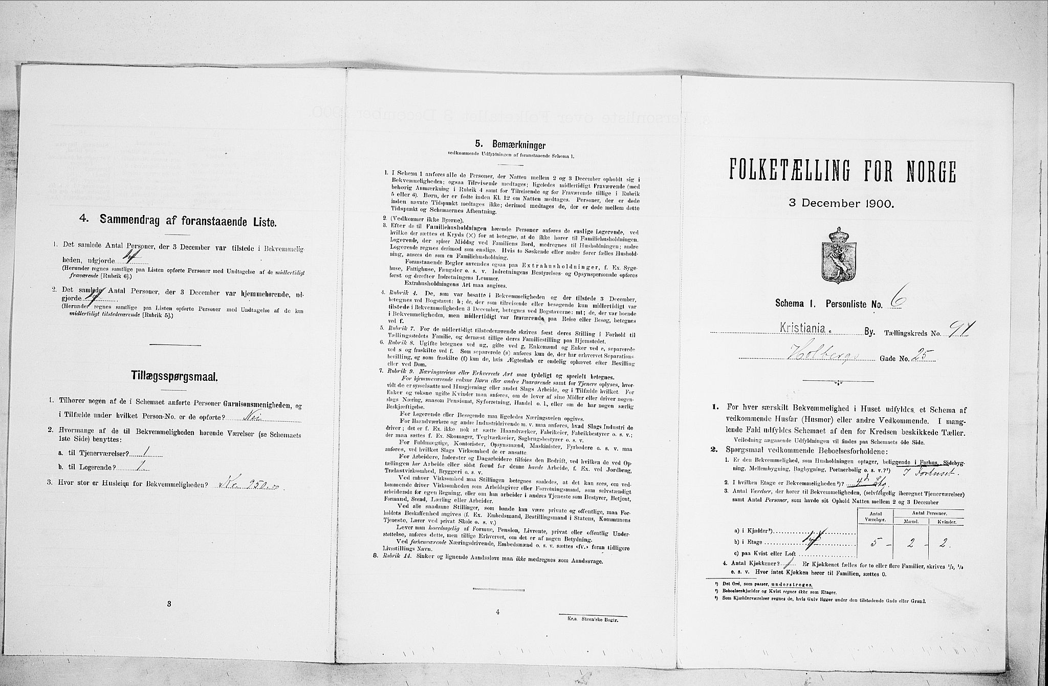 SAO, Folketelling 1900 for 0301 Kristiania kjøpstad, 1900, s. 38214