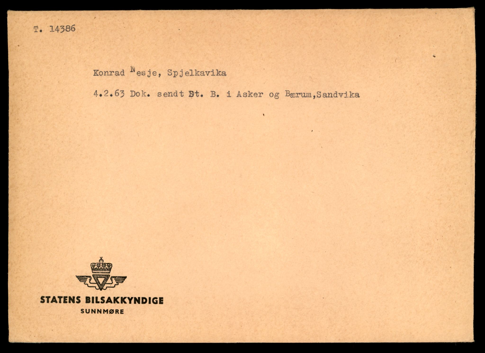 Møre og Romsdal vegkontor - Ålesund trafikkstasjon, AV/SAT-A-4099/F/Fe/L0045: Registreringskort for kjøretøy T 14320 - T 14444, 1927-1998, s. 1675