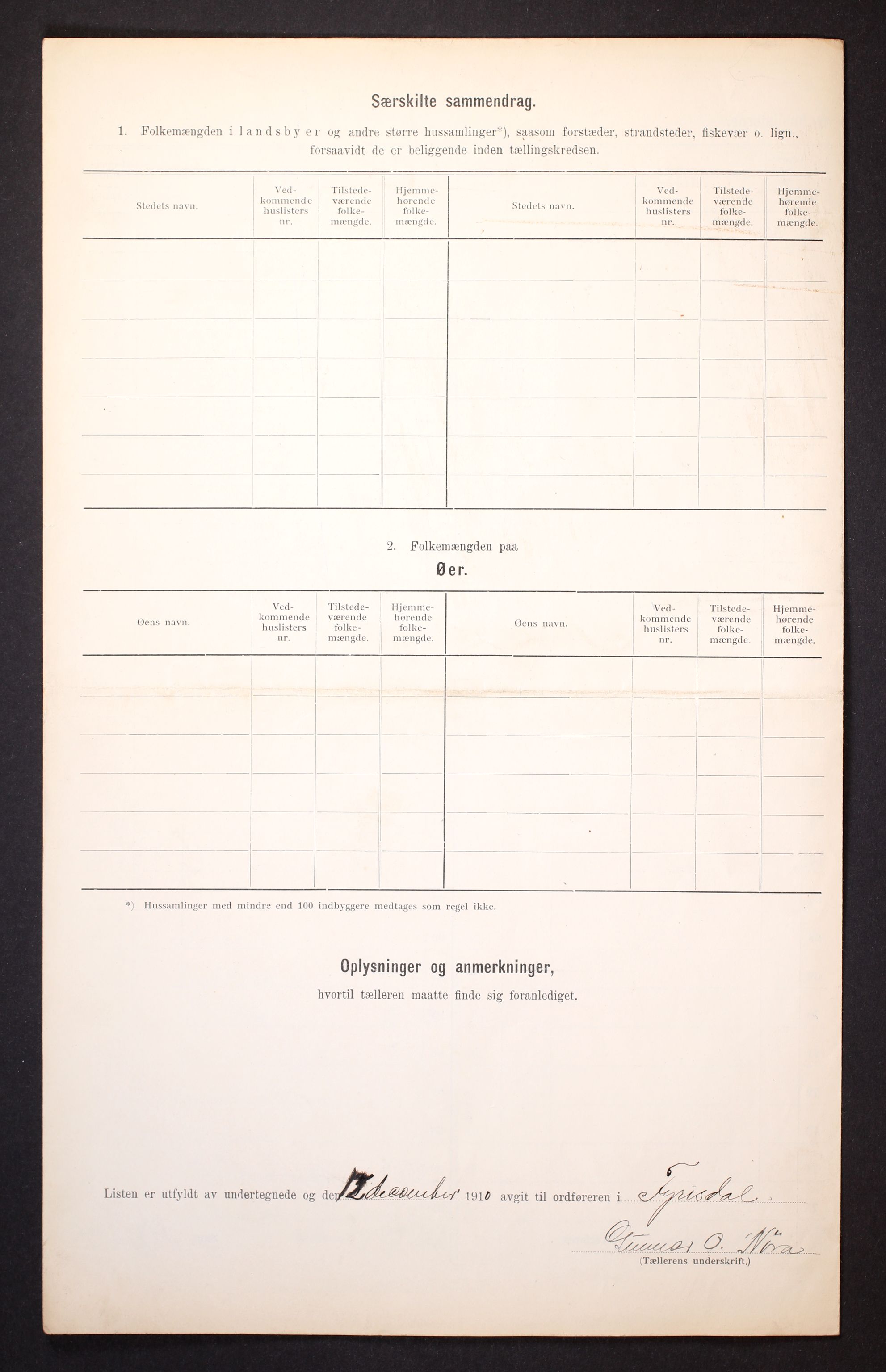 RA, Folketelling 1910 for 0831 Fyresdal herred, 1910, s. 39