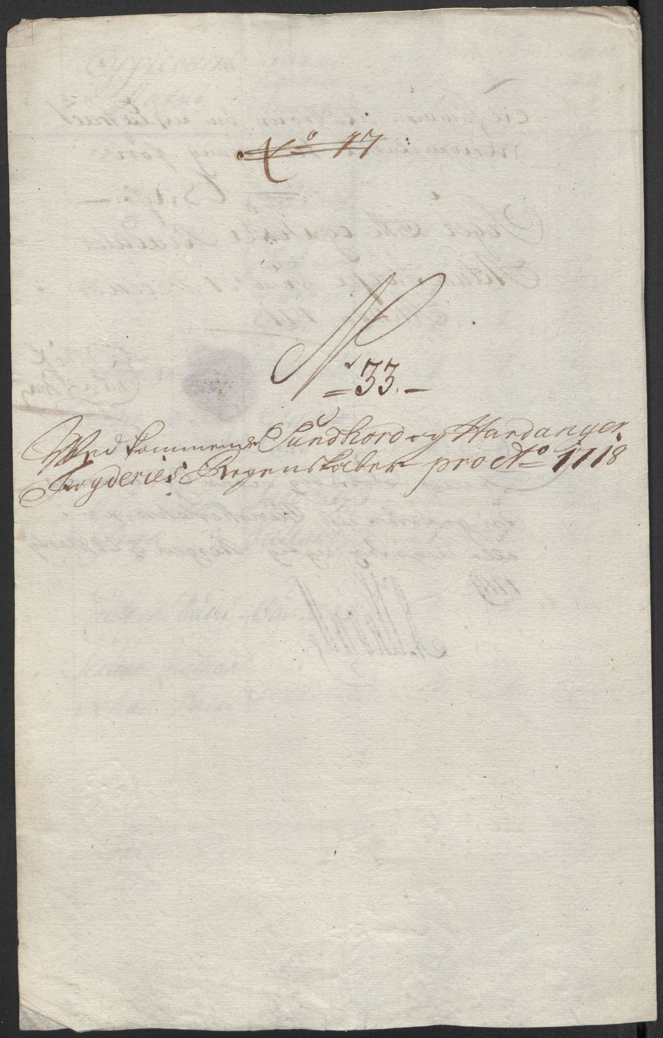 Rentekammeret inntil 1814, Reviderte regnskaper, Fogderegnskap, RA/EA-4092/R48/L2995: Fogderegnskap Sunnhordland og Hardanger, 1718, s. 182