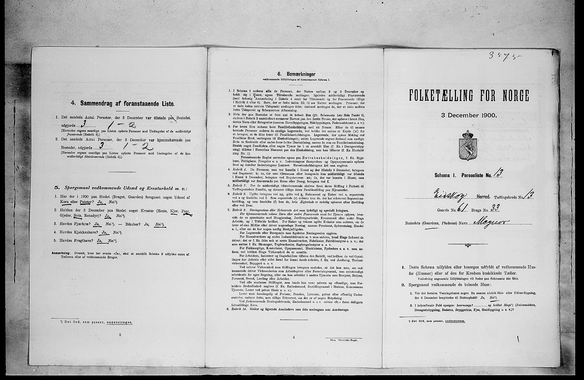 SAH, Folketelling 1900 for 0420 Eidskog herred, 1900, s. 1870
