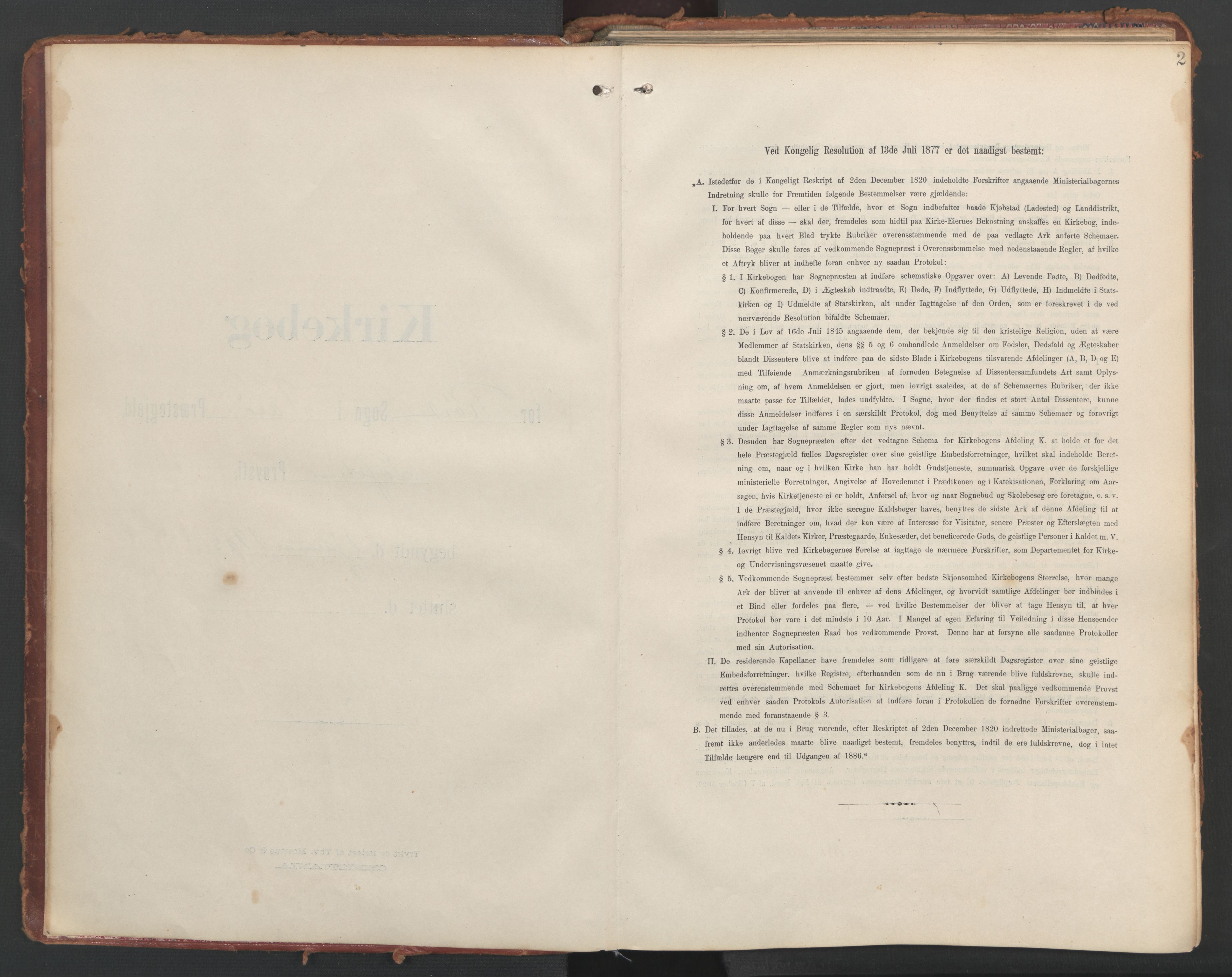 Ministerialprotokoller, klokkerbøker og fødselsregistre - Nordland, SAT/A-1459/808/L0129: Ministerialbok nr. 808A02, 1903-1931, s. 2