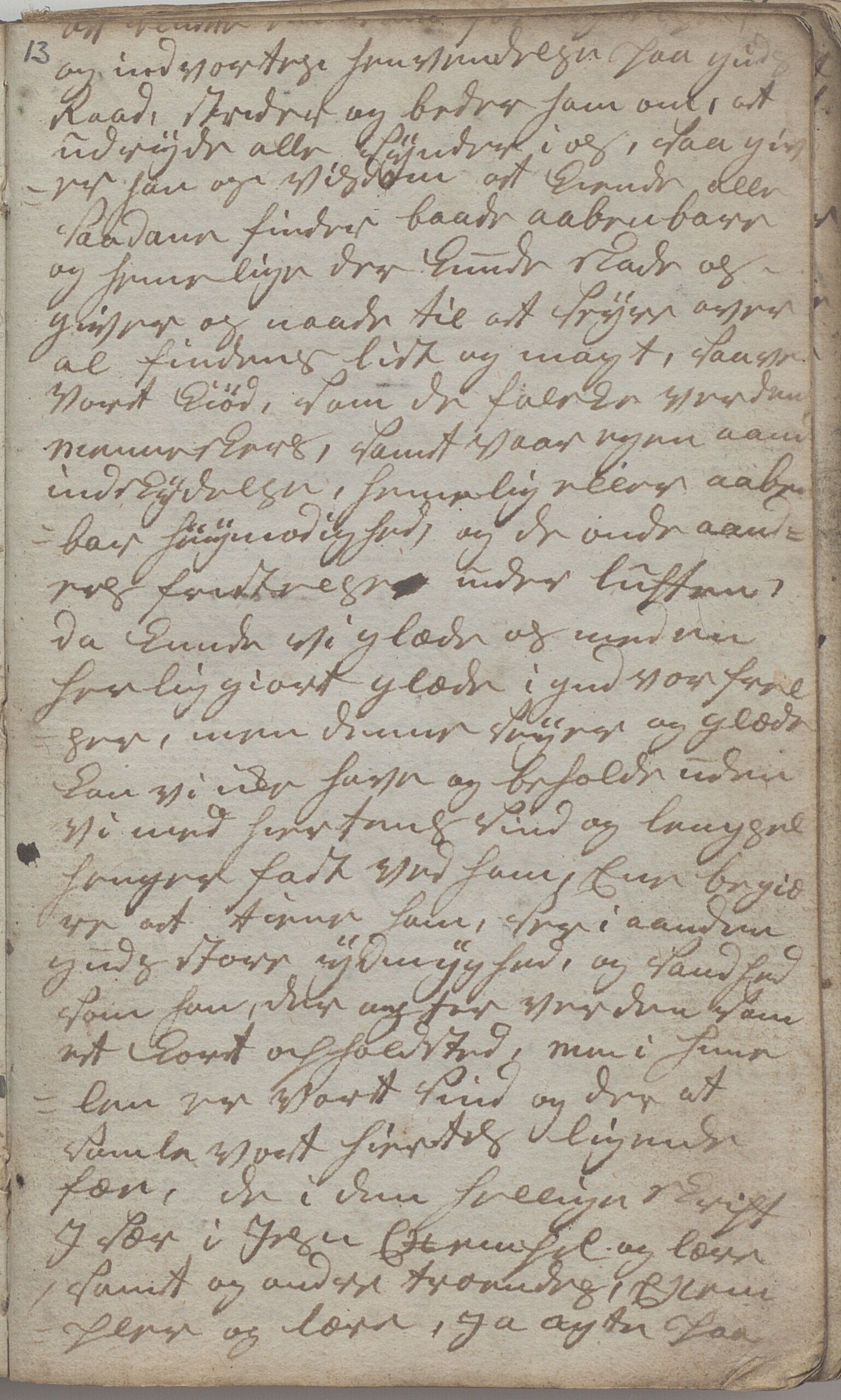 Heggtveitsamlingen, TMF/A-1007/H/L0048/0004: Brev, kopibøker. / "Schelbred I", 1787-1824, s. 13
