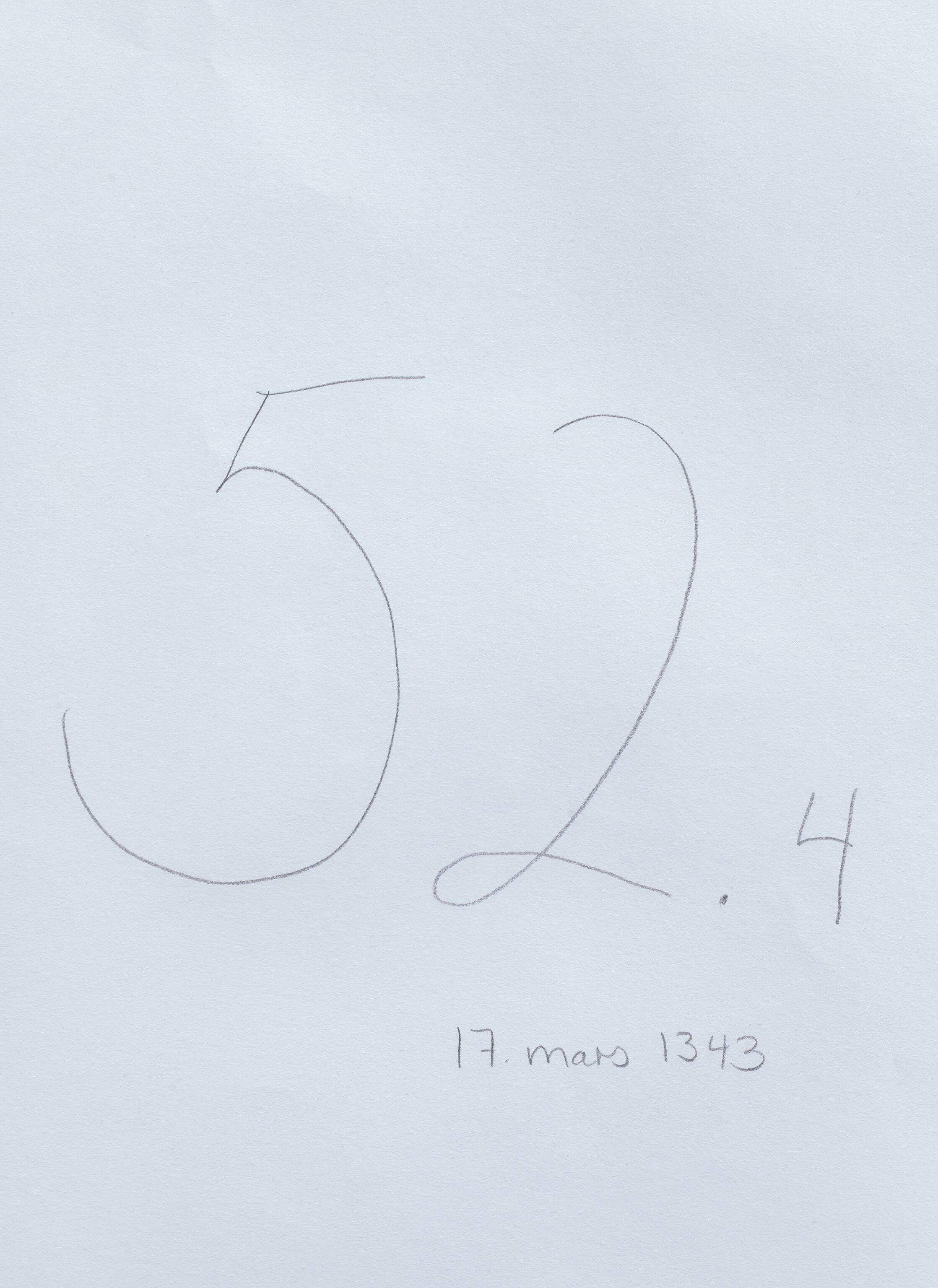 Riksarkivets diplomsamling, AV/RA-EA-5965/F05/L0150: NRA AM fasc. 52 nr. 4 - fasc. 53 nr. 4, 1340-1343, s. 1