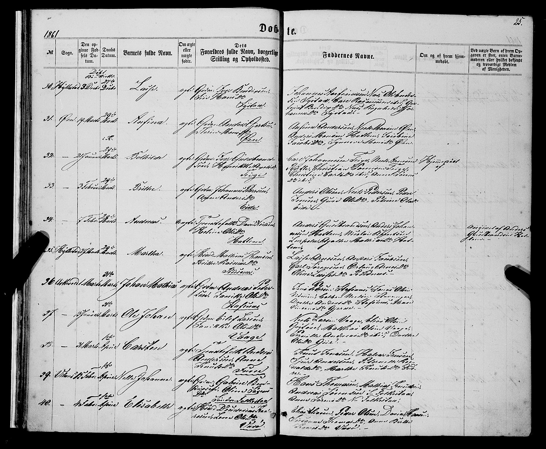 Askvoll sokneprestembete, AV/SAB-A-79501/H/Haa/Haaa/L0012: Ministerialbok nr. A 12, 1859-1878, s. 25