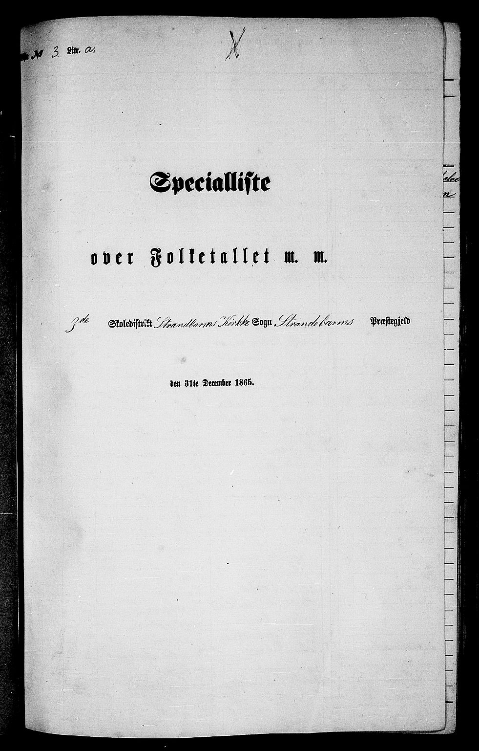 RA, Folketelling 1865 for 1226P Strandebarm prestegjeld, 1865, s. 48