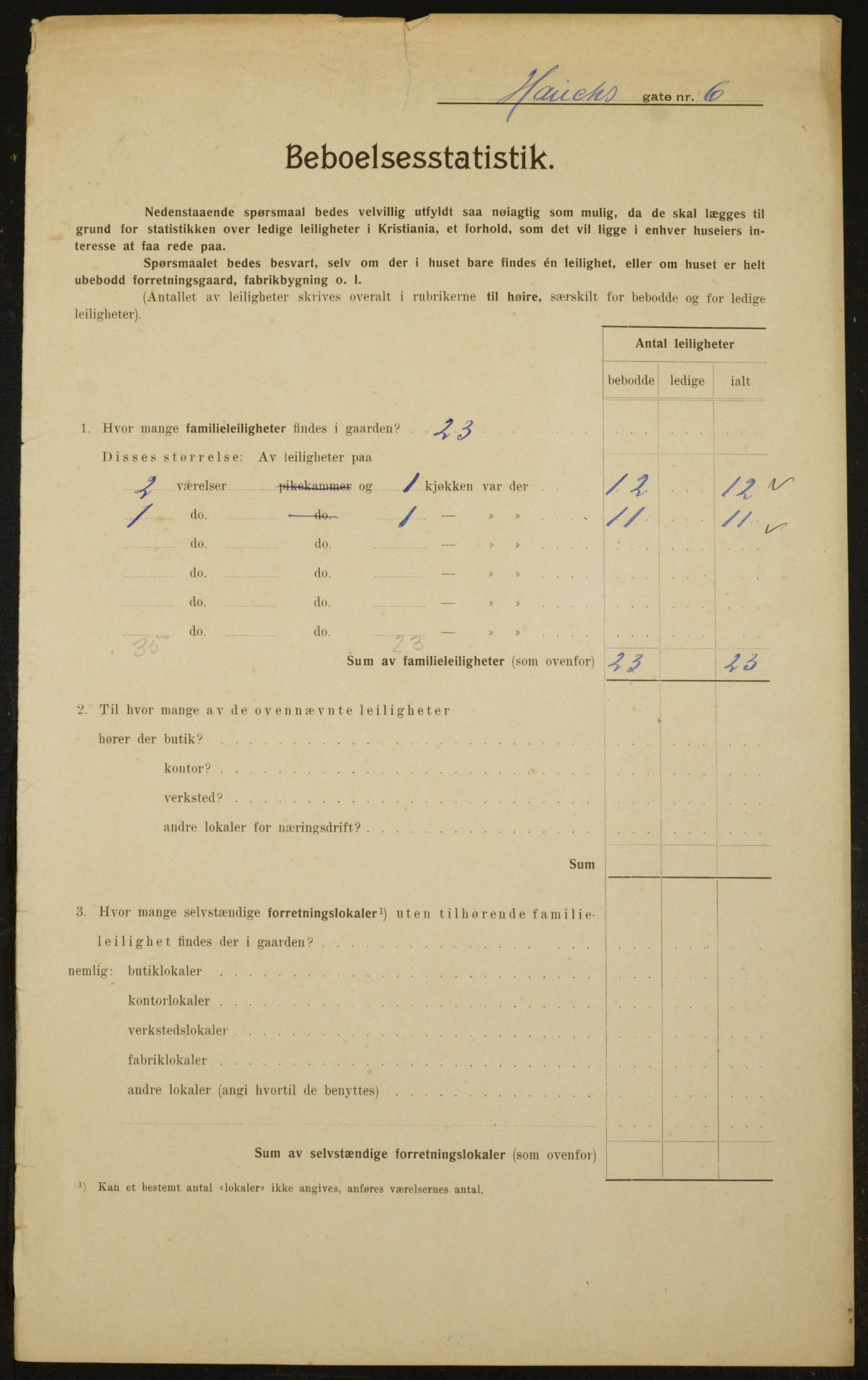 OBA, Kommunal folketelling 1.2.1910 for Kristiania, 1910, s. 33376