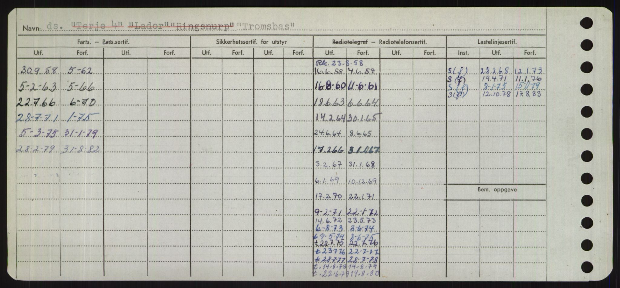 Sjøfartsdirektoratet med forløpere, Skipsmålingen, RA/S-1627/H/Hd/L0039: Fartøy, Ti-Tø, s. 636